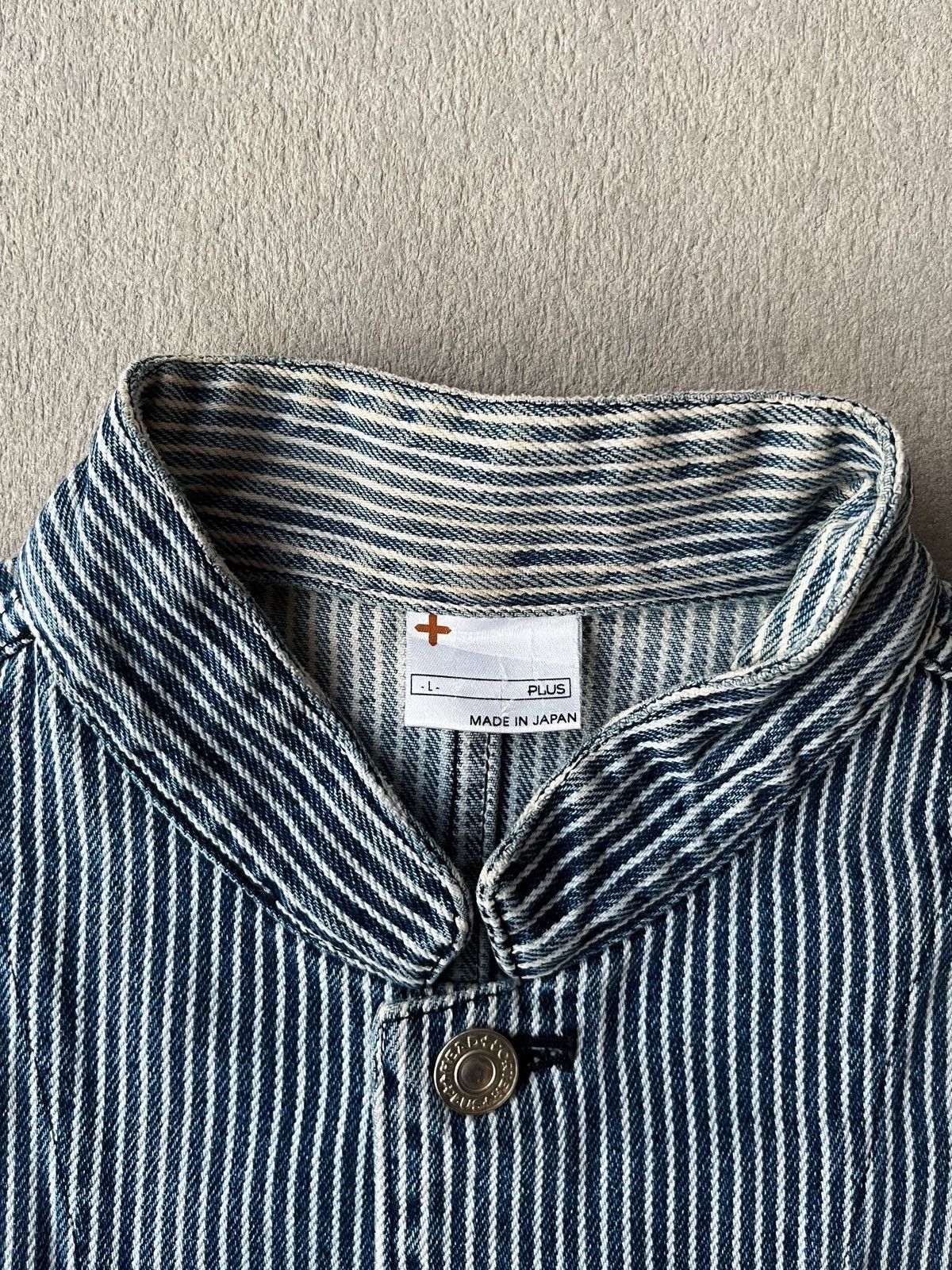 Head Porter Head Porter Plus Chore Jacket Hickory Denim Size US XL / EU 56 / 4 - 8 Thumbnail