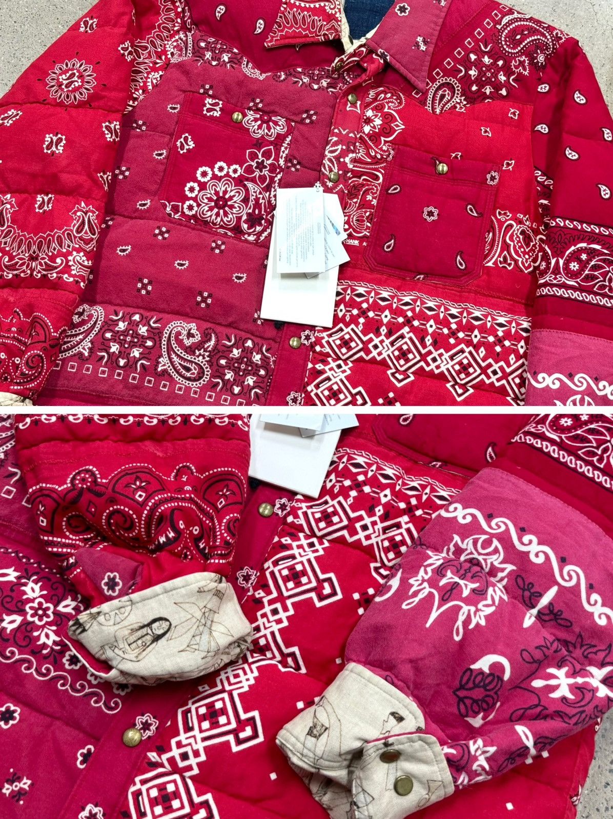 Visvim Visvim ict kerchief down jkt Bandana Size US L / EU 52-54 / 3 - 7 Thumbnail