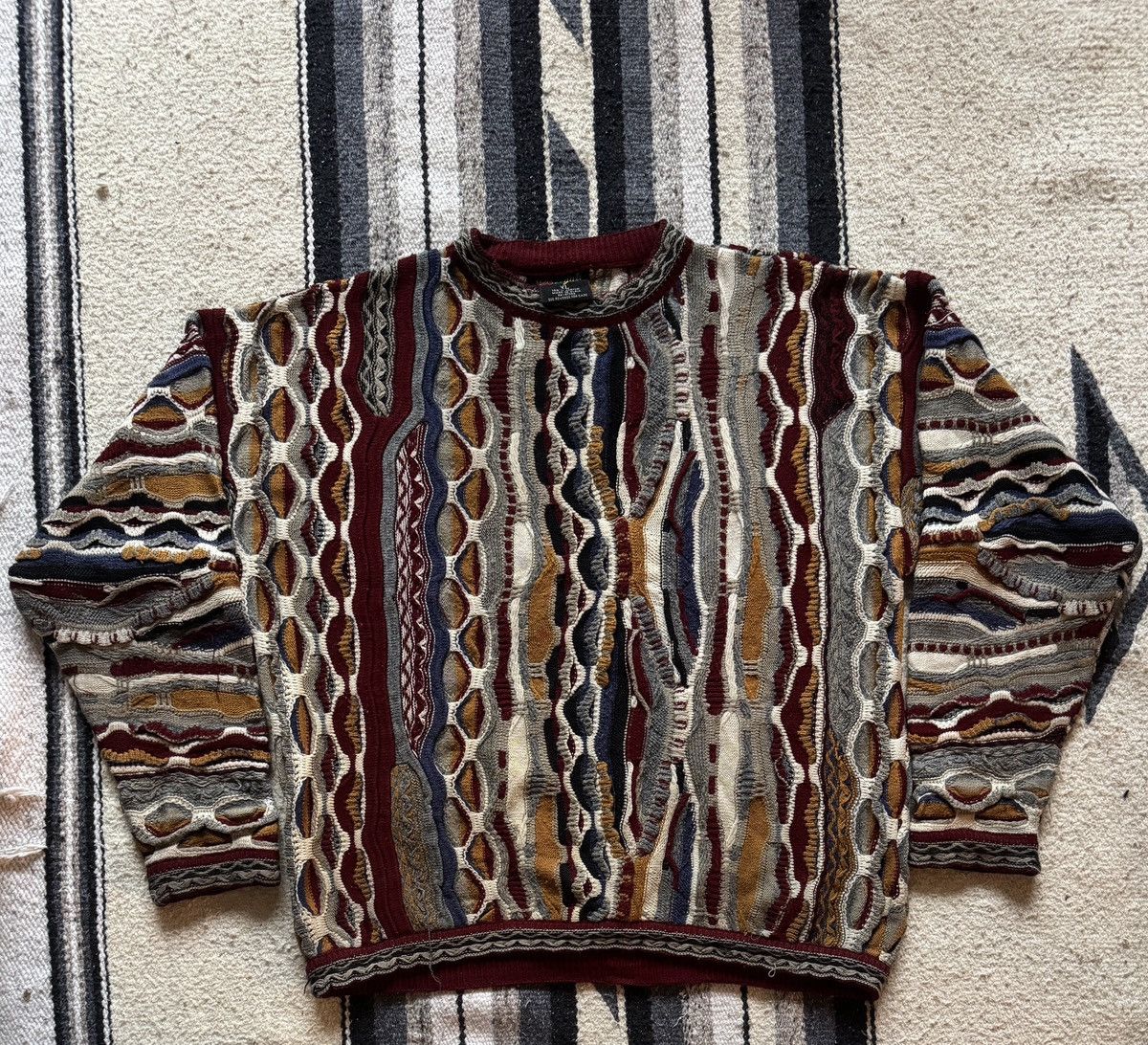 Bergati Vintage Bergati COOGI-Style Cableknit Sweater XL Size US XL / EU 56 / 4 - 1 Thumbnail