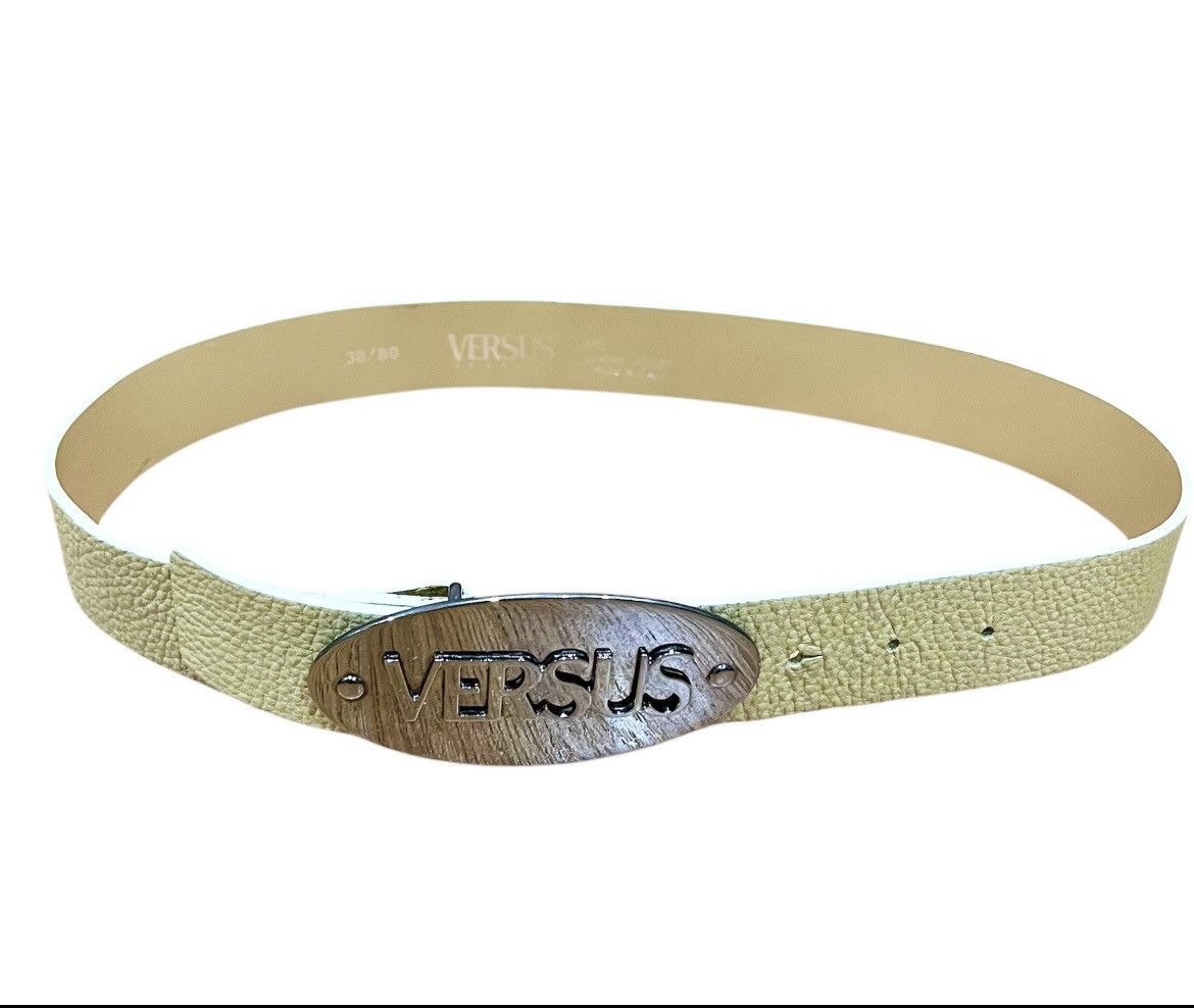 Versace Vintage Versus Versace Leather Belt Size ONE SIZE - 1 Thumbnail