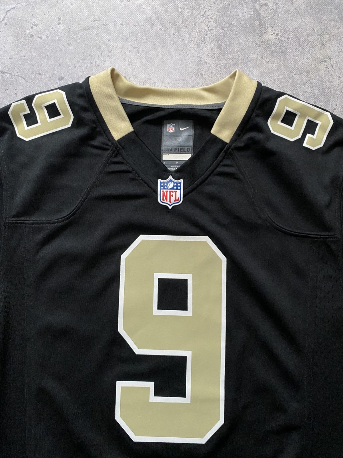 Nike Nike Drew NFL #9 Brees New Orleans Saints Jersey On Field S Size US S / EU 44-46 / 1 - 2 Thumbnail