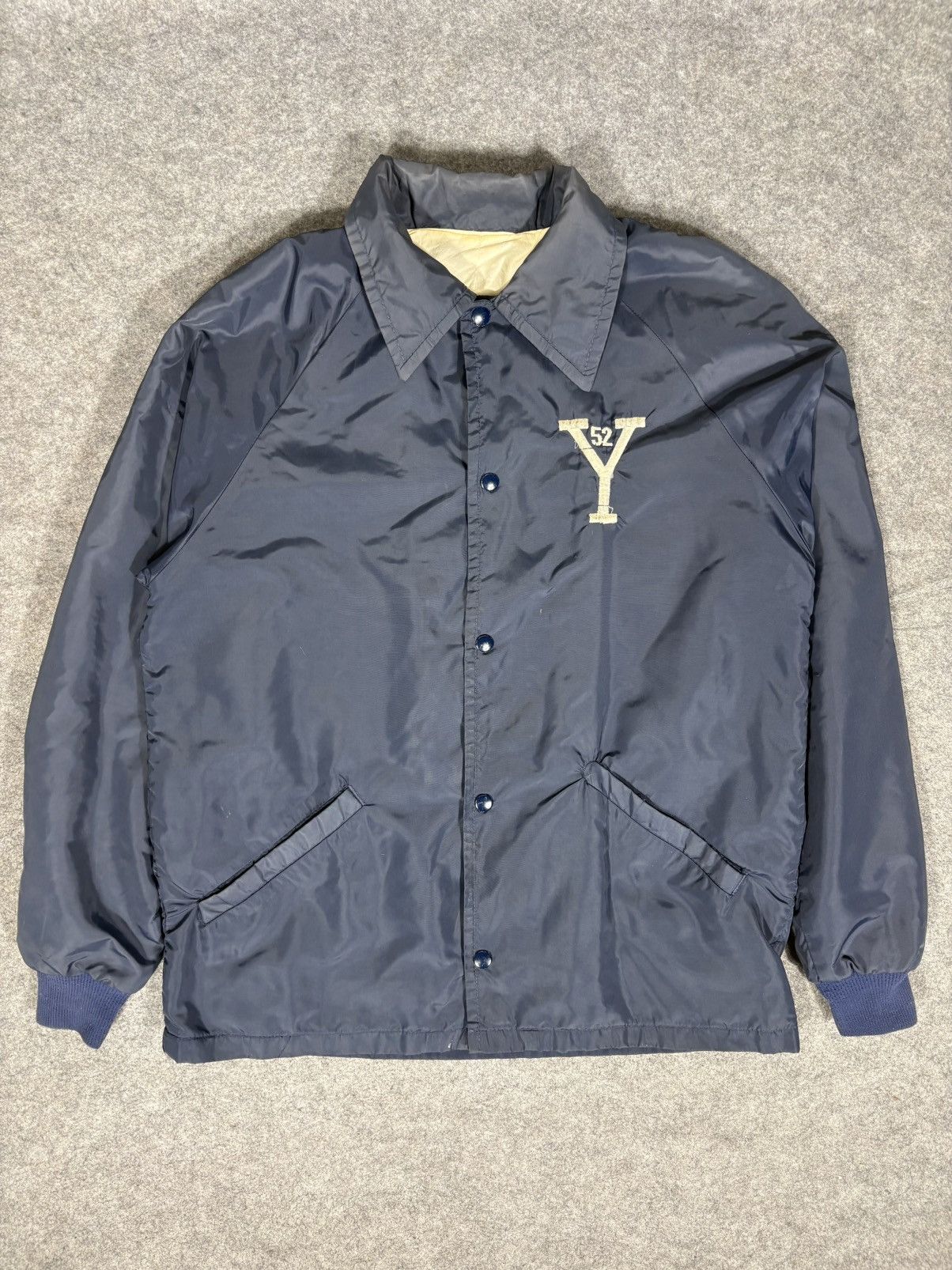 Starter Vintage Starter Yale University Coach Jacket Mens Medium Size US M / EU 48-50 / 2 - 1 Thumbnail