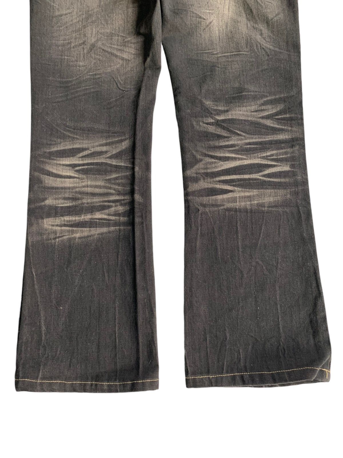 semanticdesign FLARE💥 SEMANTIC DESIGN PUNK STYLE MUDMAX DISTRESSED DENIM🎌☠️ Size US 31 - 22 Thumbnail