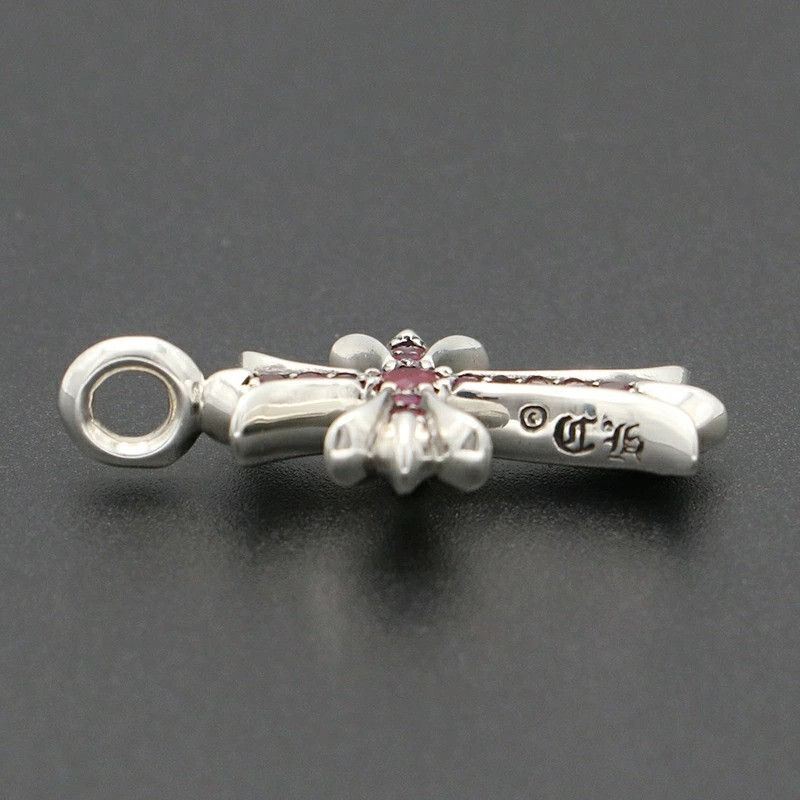 Chrome Hearts Chrome Hearts Ruby Tiny Fat Cross Charm Size ONE SIZE - 4 Thumbnail