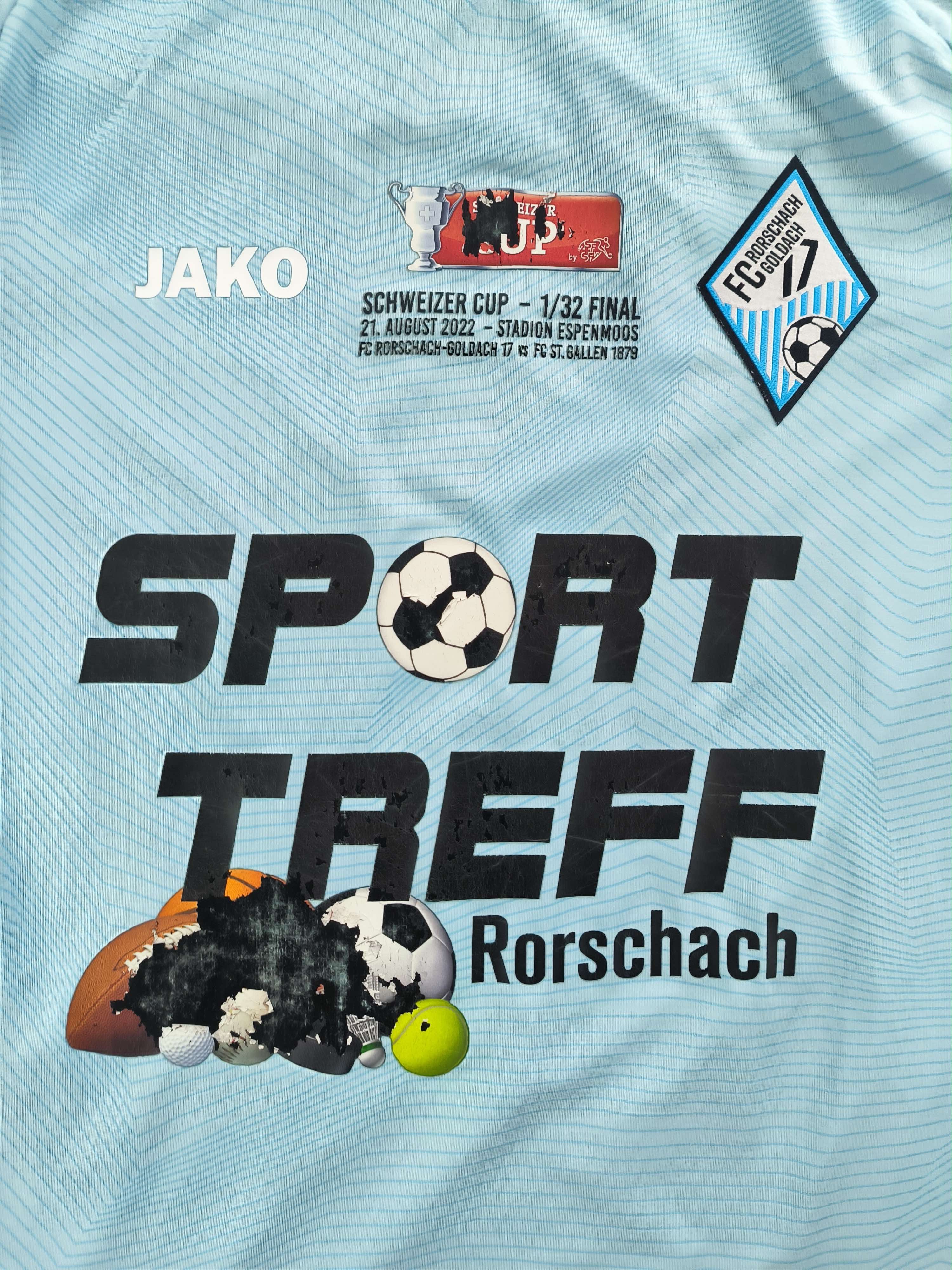 Other FC Rorschach-Goldach 17 Di Benedetto Jako football jersey M Size US M / EU 48-50 / 2 - 3 Thumbnail
