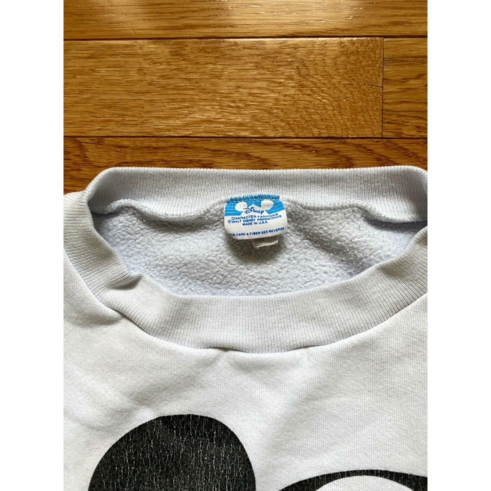 Vintage Vintage Disney Mickey Mouse Sweatshirt Crewneck Sz XL Men White 80s Cartoon Graphic Made in USA Size US XL / EU 56 / 4 - 3 Thumbnail