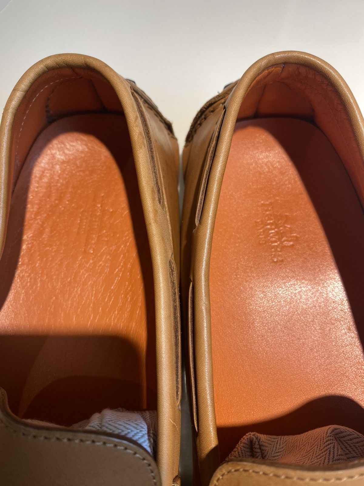 Hermes HERMES Brown IRVING LOAFERS Size US 11 / EU 44 - 3 Thumbnail