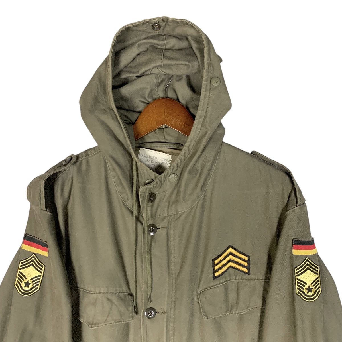 Vintage Vintage Marquardt Schulz German Military Parkas Jacket SizeL Size US L / EU 52-54 / 3 - 2 Thumbnail