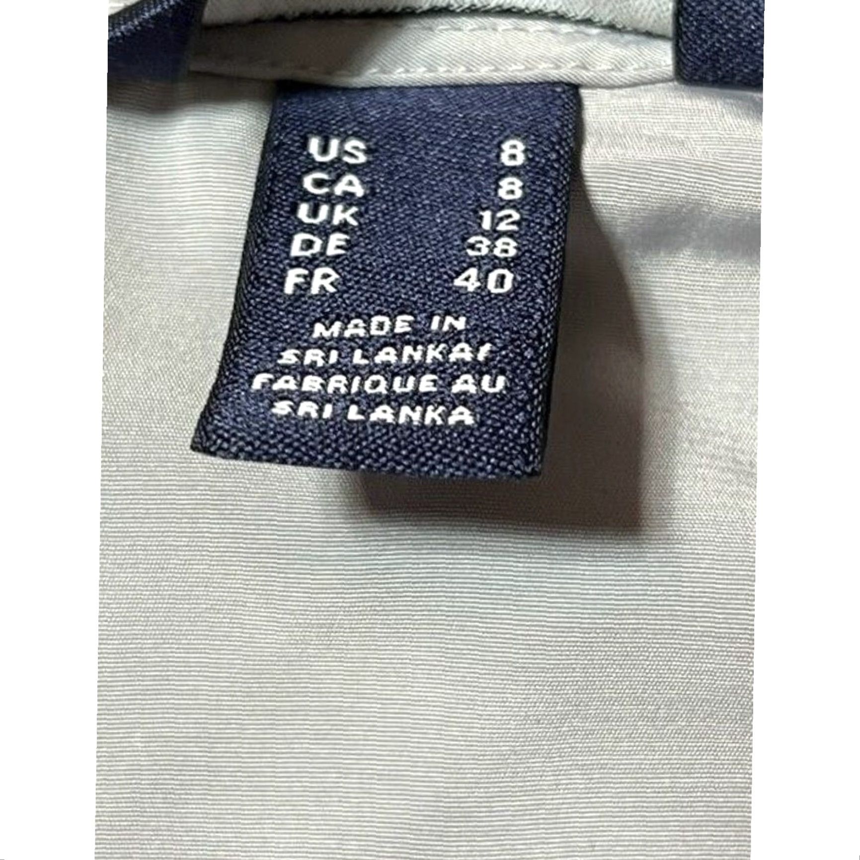 Lands' End Lands' End Blouse 8 Office Chic Minimalist Quiet Luxury Business Casual Women Polyester Round Neck 3/4 Sleeve Gray Solid Regular Vintage No Size M / US 6-8 / IT 42-44 - 6 Thumbnail