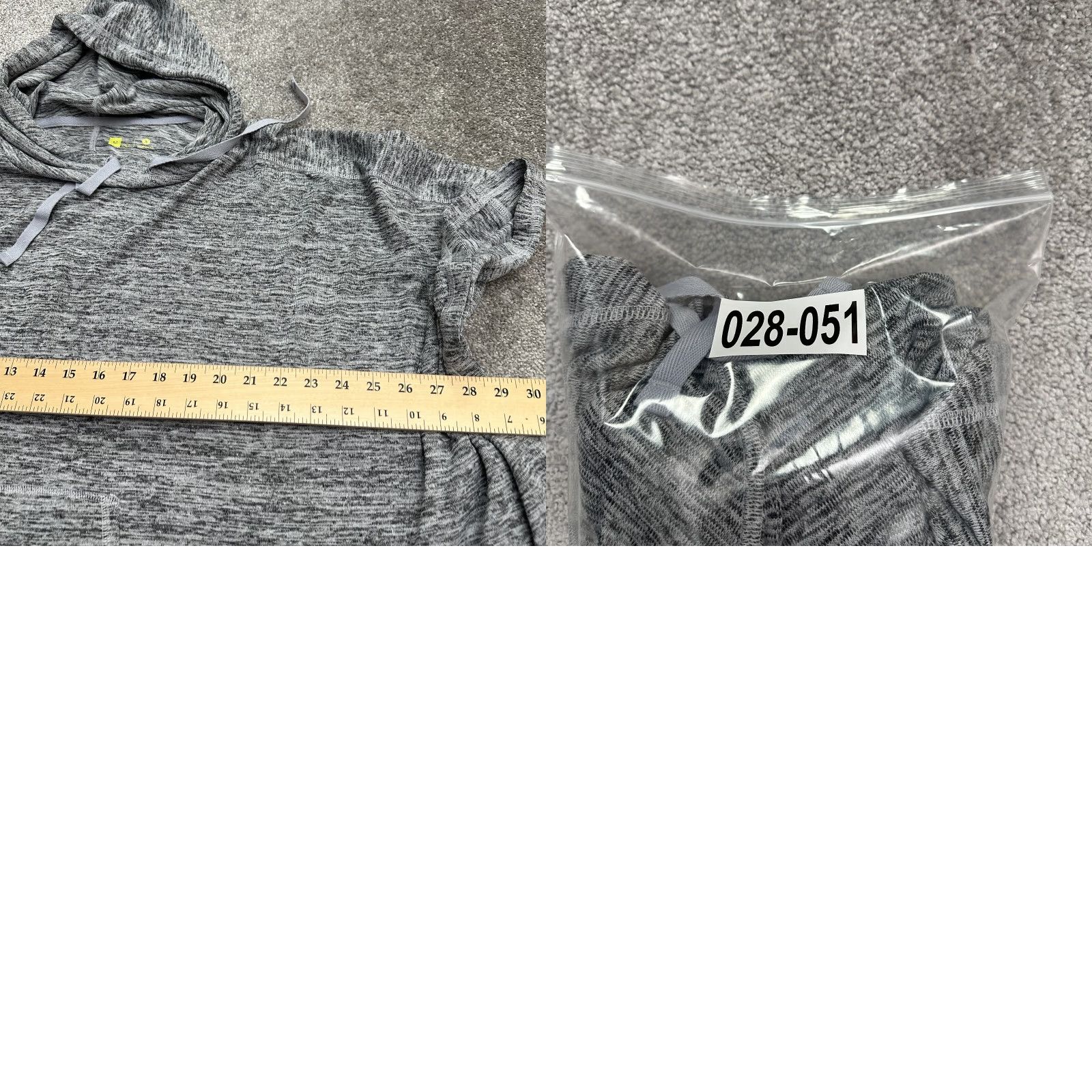 Vintage Xersion Hoodie Cape Sweater Womens M Gray Knit Kimono Sleeve 3/4 Sleeve Logo Solid Relaxed Size M / US 6-8 / IT 42-44 - 8 Thumbnail