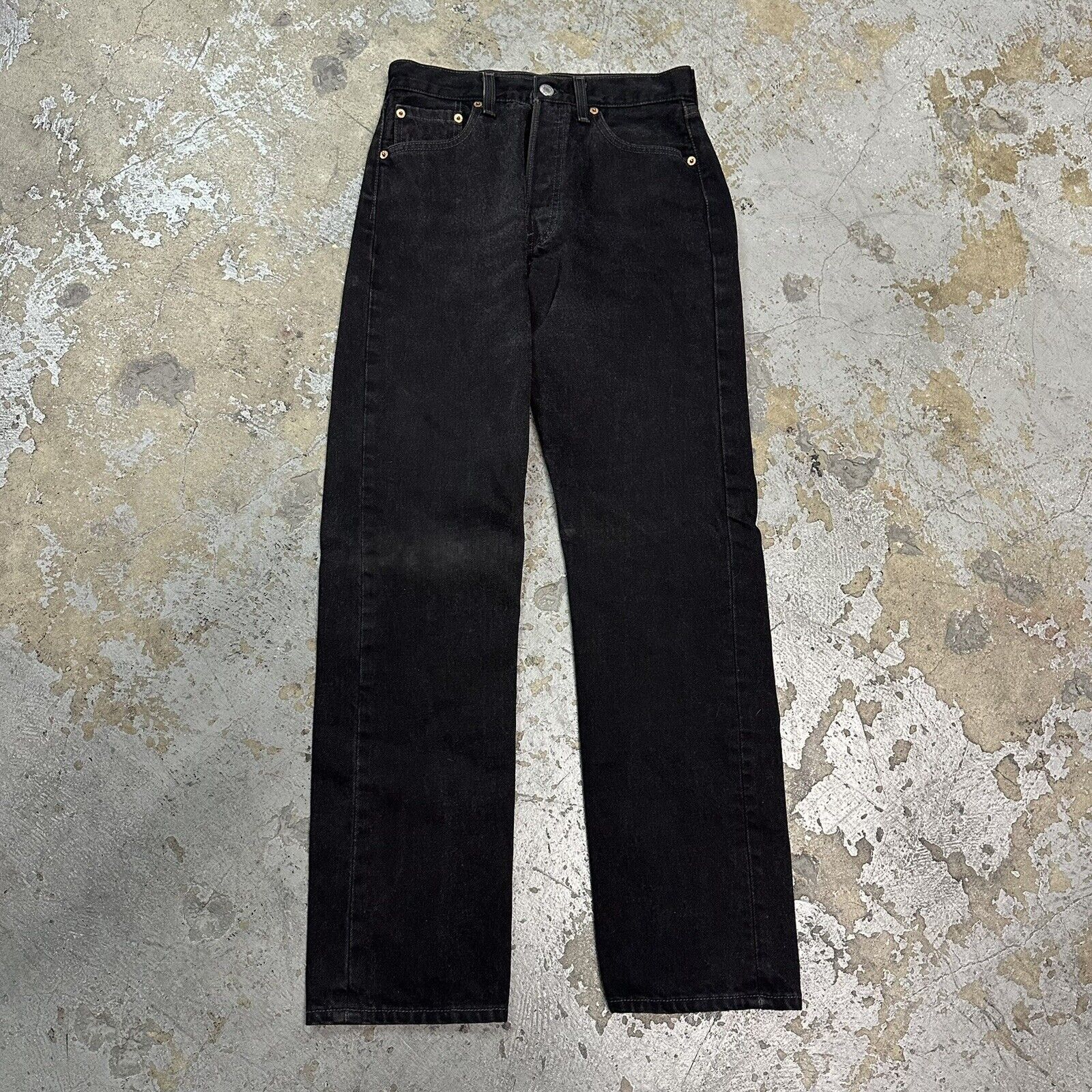 Levi's × Vintage Vintage Levi’s 501 Black Denim Jeans 29x30 Women Made In USA Size 30" / US 8 / IT 44 - 1 Thumbnail