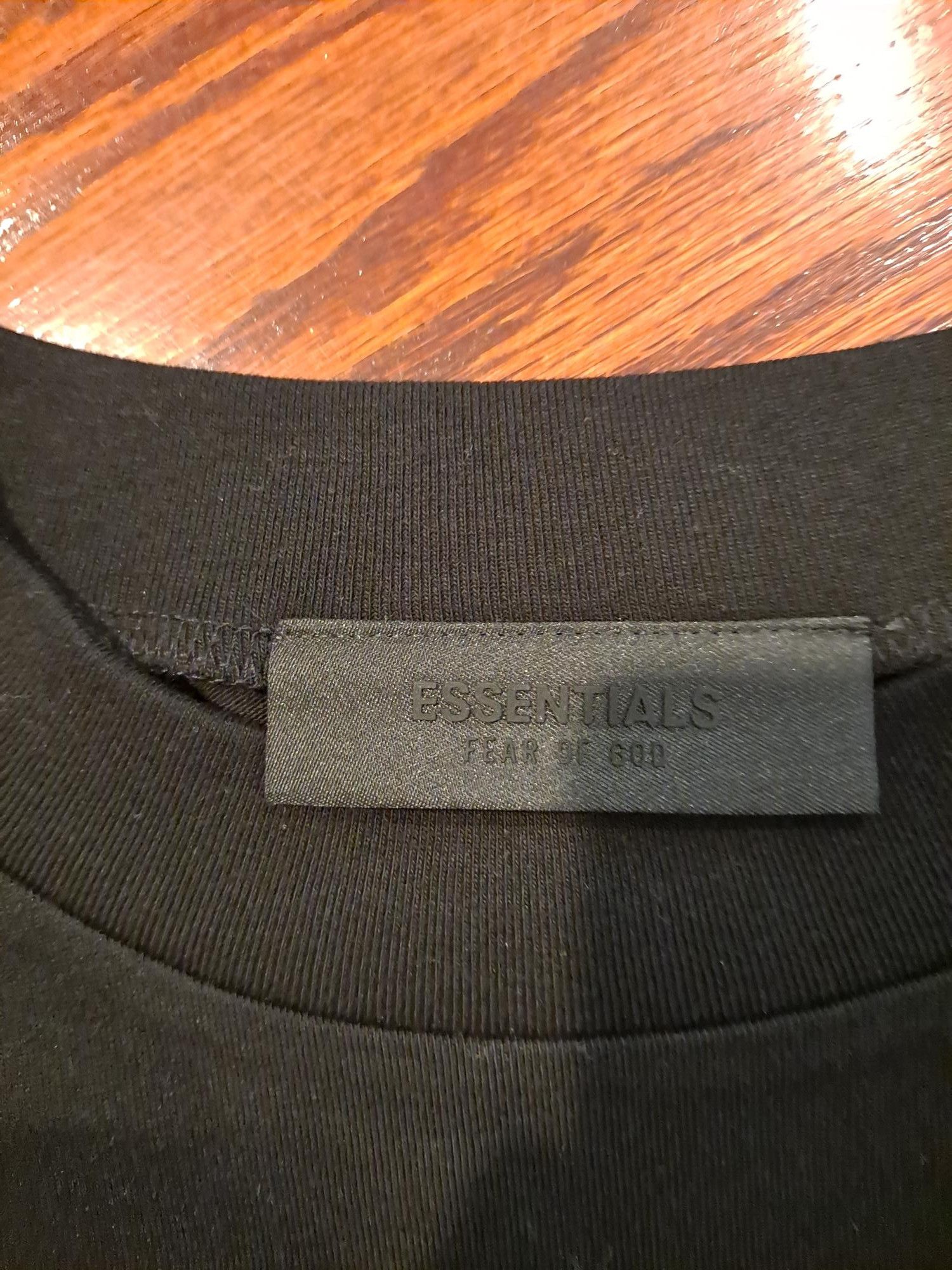 Essentials Fear of God Essentials Jersey Long Sleeve Tee Black Size US M / EU 48-50 / 2 - 2 Thumbnail
