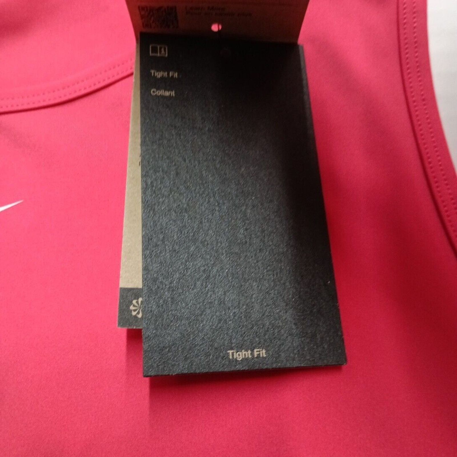 Nike Nike Pro Dri-FIT CropTank Top Women's Size L Pink Tight Fit Size L / US 10 / IT 46 - 4 Thumbnail