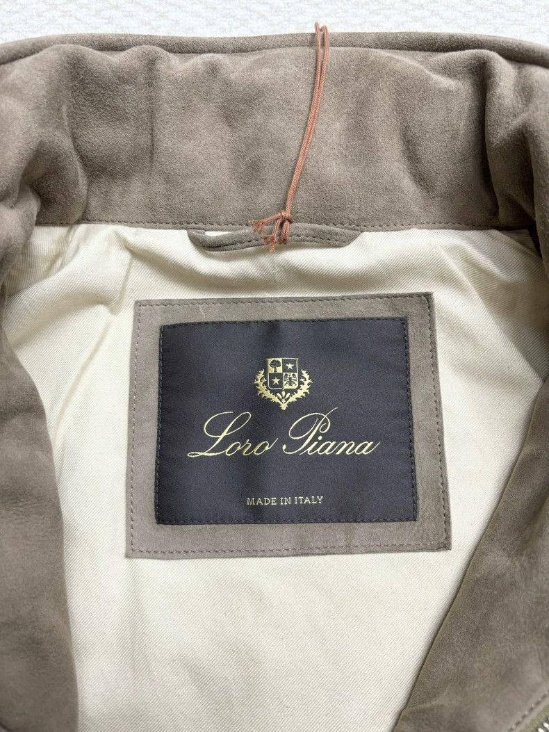 Loro Piana LORO PIANA Traveller suede leather travel jacket for men Size US L / EU 52-54 / 3 - 3 Thumbnail