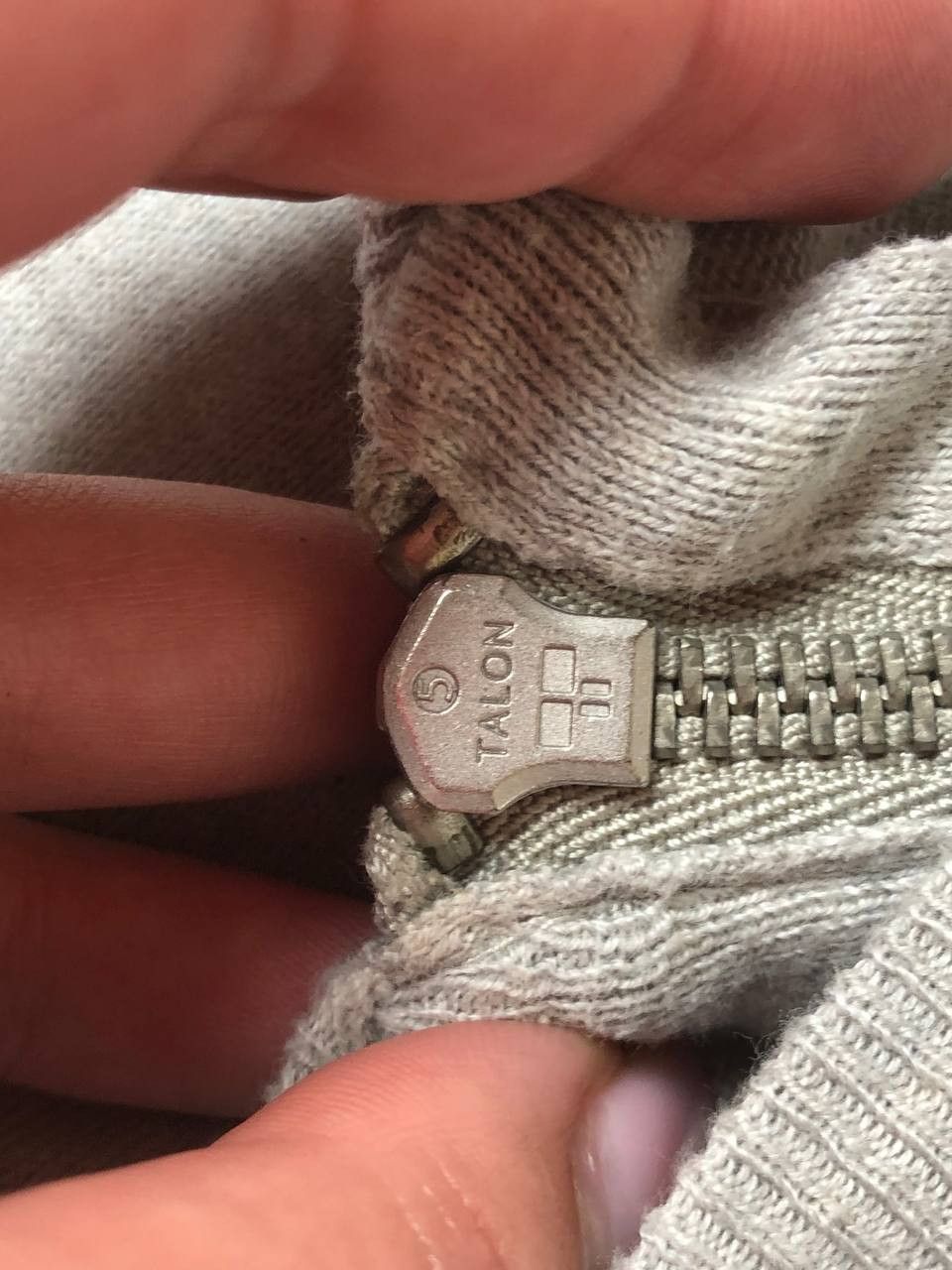 Allsaints Allsaints Crew Neck Sweater Long Sleeve zip up Grey Size L Size US L / EU 52-54 / 3 - 6 Thumbnail