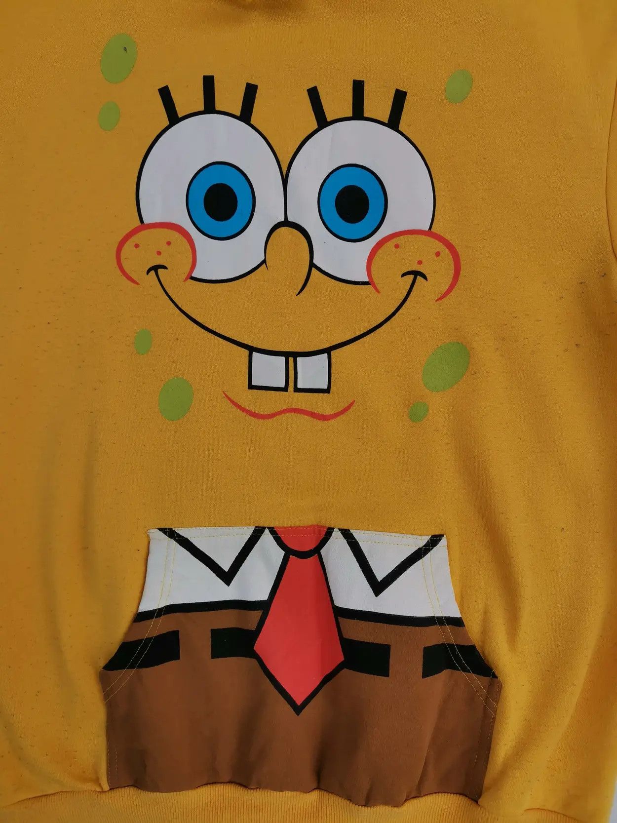Cartoon Network Rare!!! Spongebob Squarepants Big Logo Hoodie Sweatshirt Size US L / EU 52-54 / 3 - 6 Thumbnail
