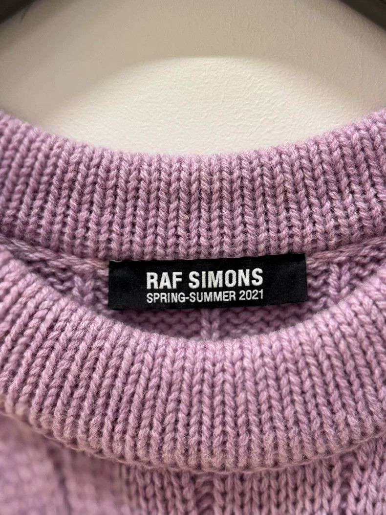 Raf Simons Raf simons 21 Spring and Summer Pink Knitted Vest Size US S / EU 44-46 / 1 - 3 Thumbnail