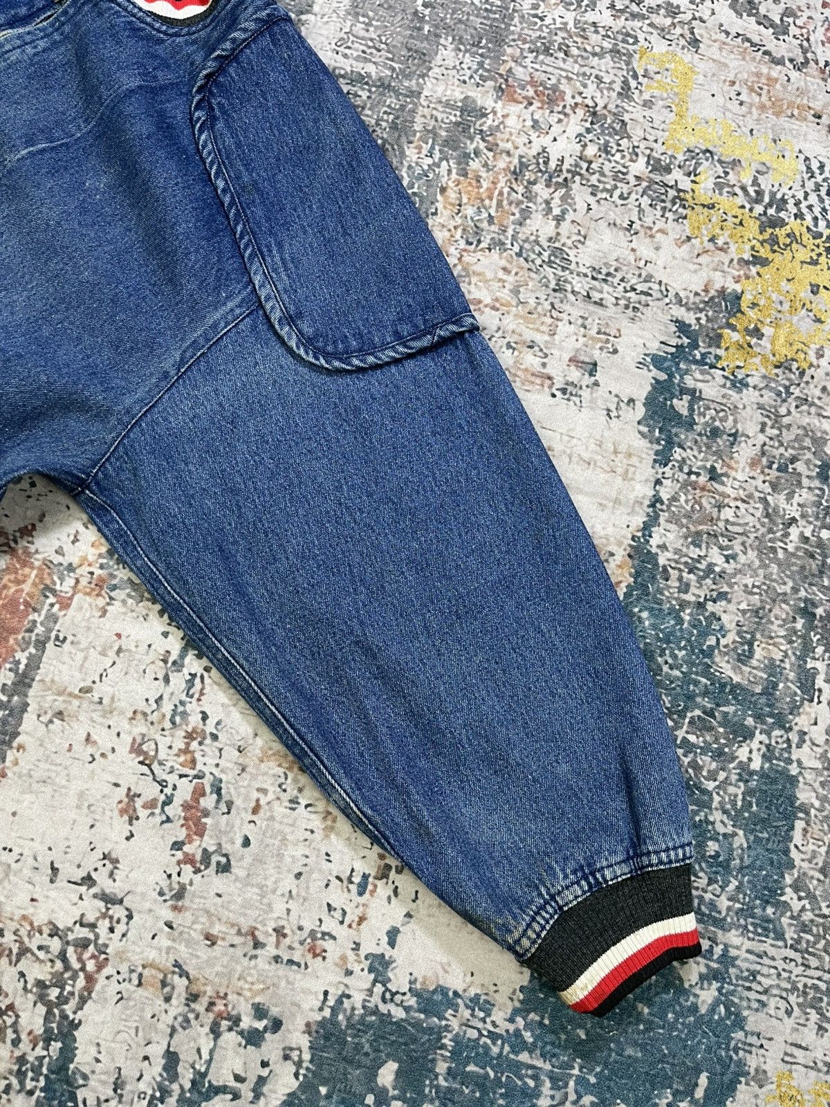 Issey Miyake Vtg 80s Issey Miyake 84,85 AW Collection Denim Bombers Size US L / EU 52-54 / 3 - 11 Thumbnail