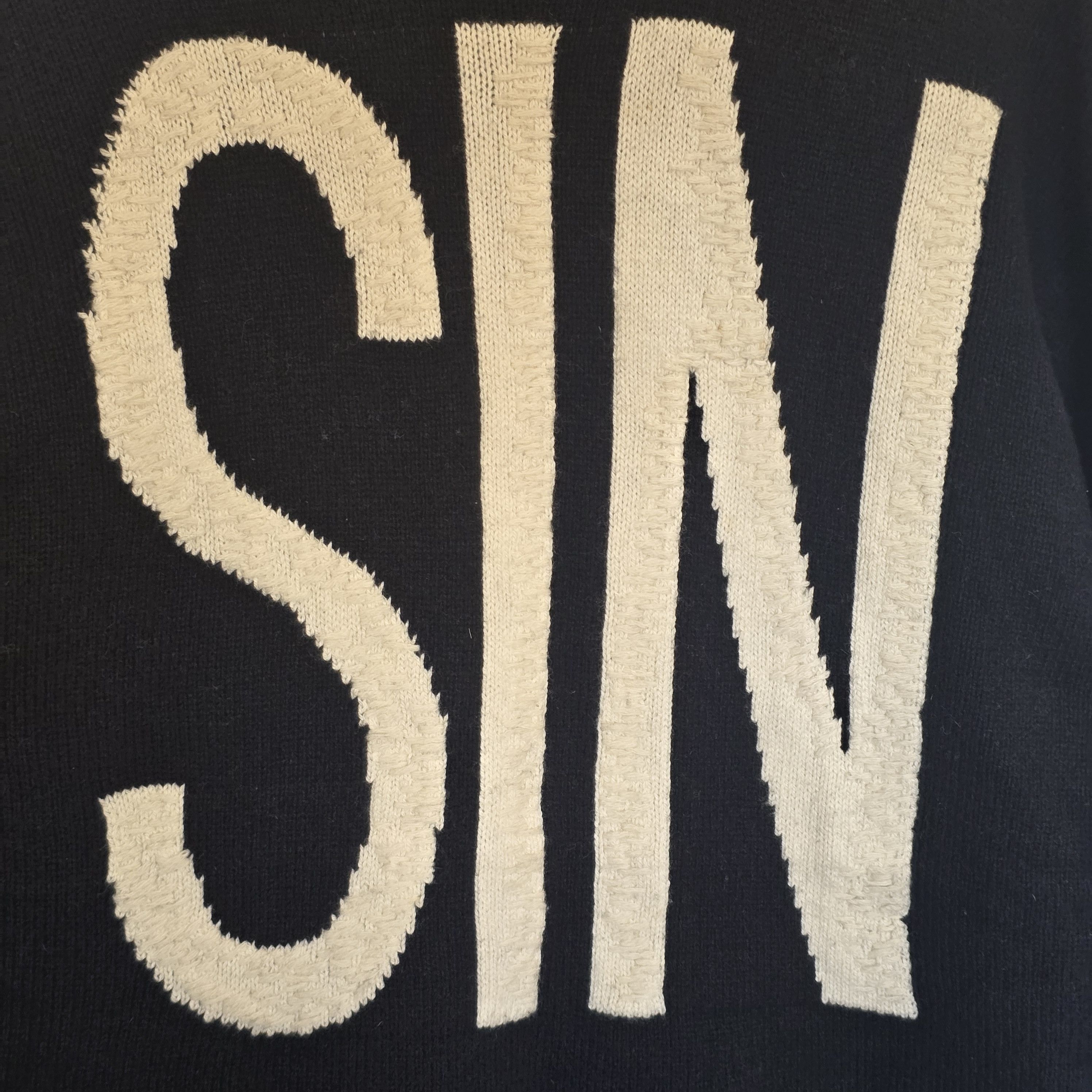 Saint Michael Sin distressed sweater Size US M / EU 48-50 / 2 - 3 Thumbnail