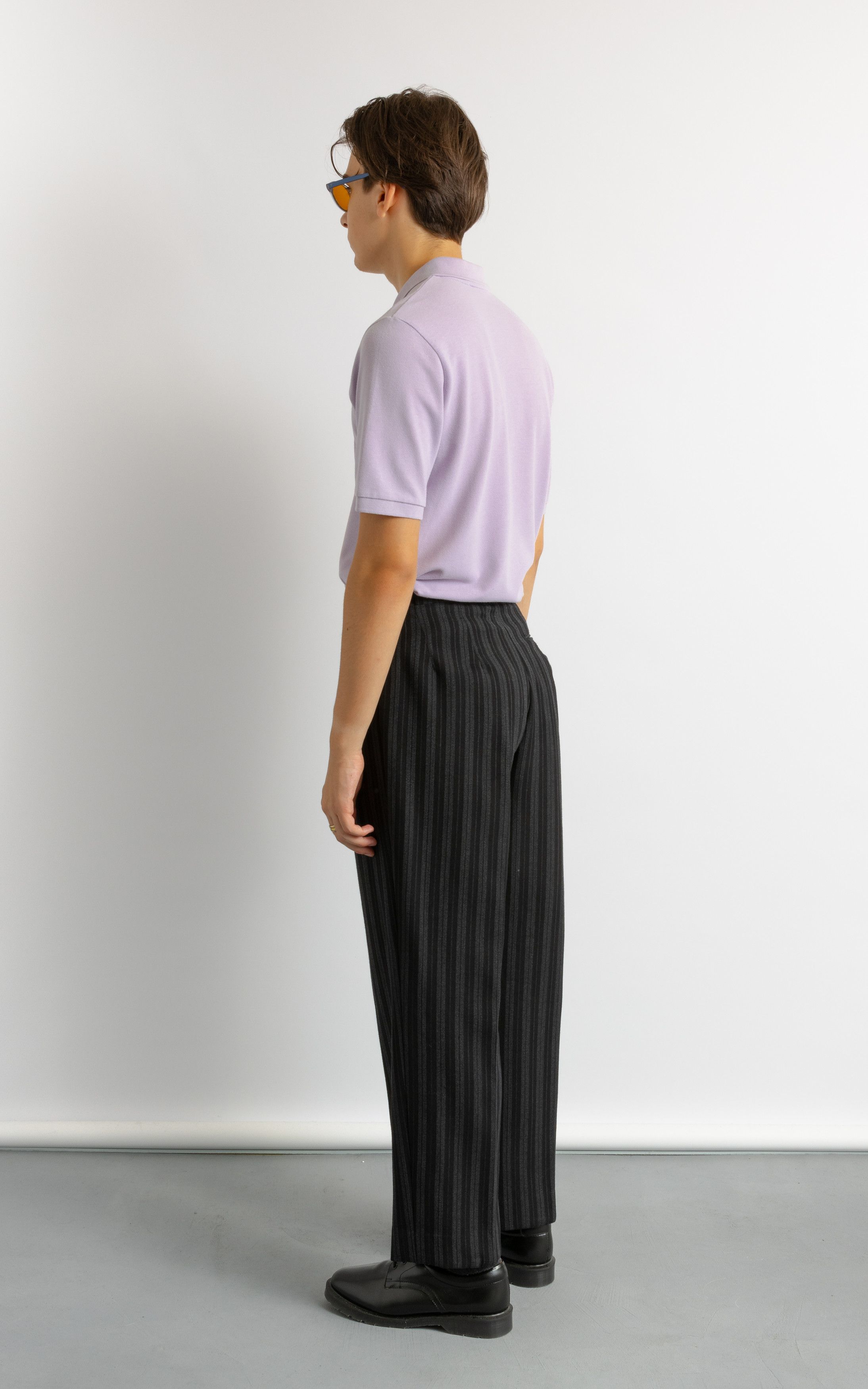 Vintage 1940s Men's Vintage European Wool Pants 48 sz 8725 Size US 32 / EU 48 - 3 Thumbnail
