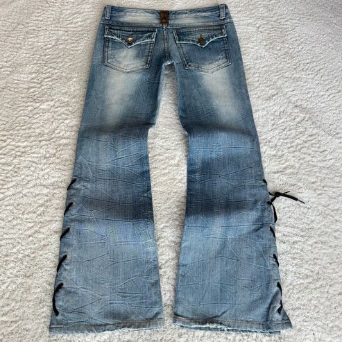 Japanese Brand Japanese Python Flares Size US 30 / EU 46 - 2 Thumbnail