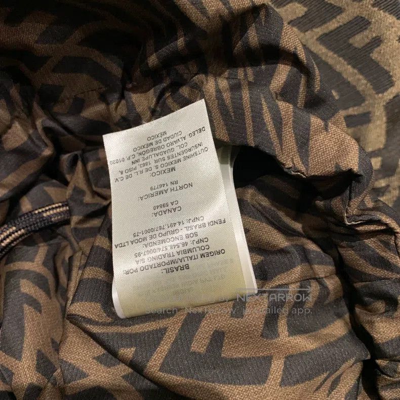 Fendi Fendi Letter Print Detachable Sleeve Hooded Long Sleeve Co Size XXS / US 00 / IT 34 - 8 Thumbnail