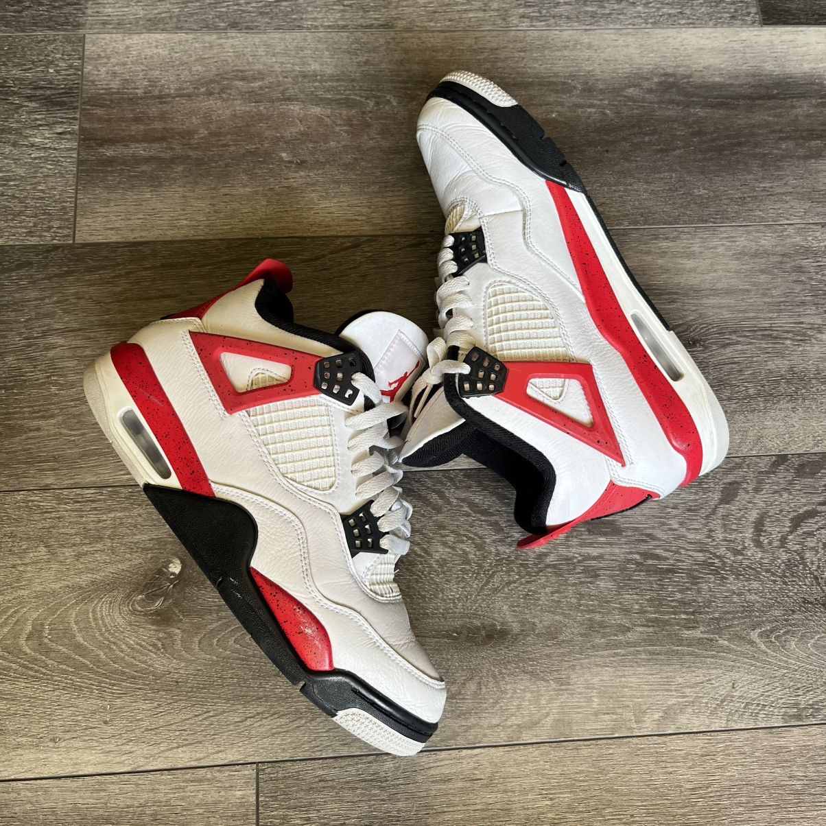 Jordan Brand Air Jordan 4 Retro Red Cement 2023 DH6927-161 Men’s Size 8 Size US 8 / EU 41 - 1 Thumbnail