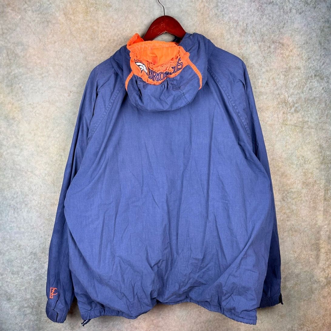 NFL × Pro Player × Vintage VTG 90s NFL Denver Broncos Jacket Mens Sz XXL Blue Size US XXL / EU 58 / 5 - 8 Thumbnail