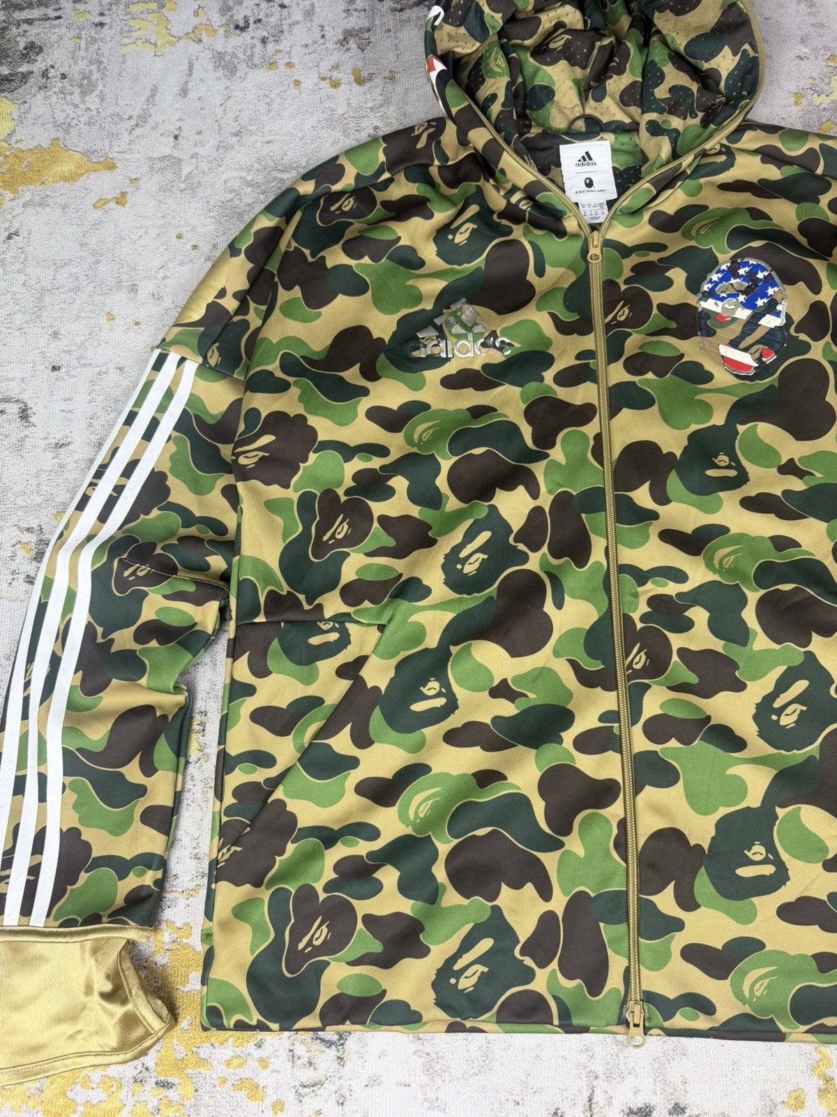 Bape Bape x Adidas SB Shark Hoodie Size US XL / EU 56 / 4 - 4 Thumbnail