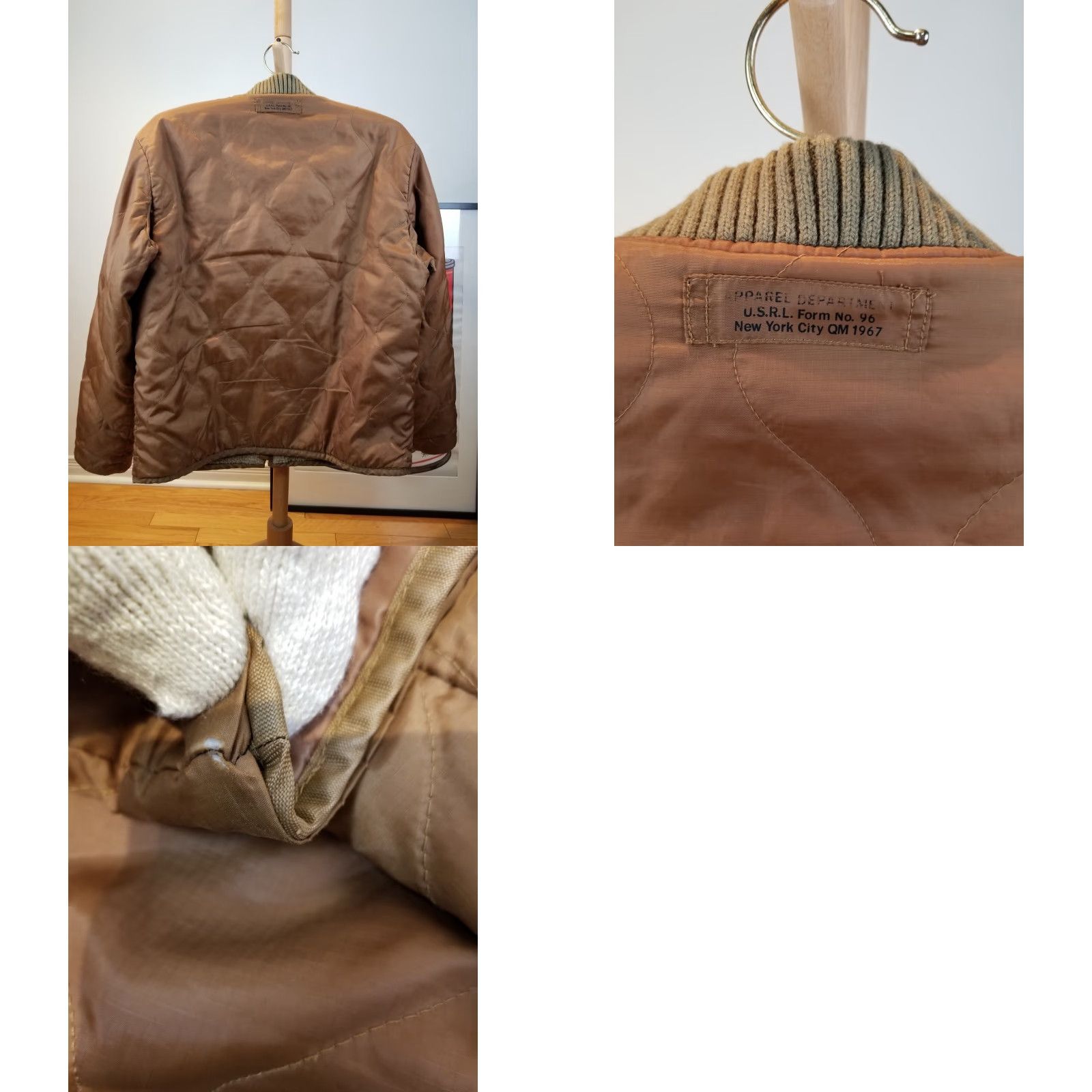 Polo Ralph Lauren VINTAGE RALPH LAUREN POLO JEANS JACKET BROWN FLEECE LINING SZ MEDIUM Bomber Jacket Mens M Brown 90s Size US M / EU 48-50 / 2 - 8 Thumbnail