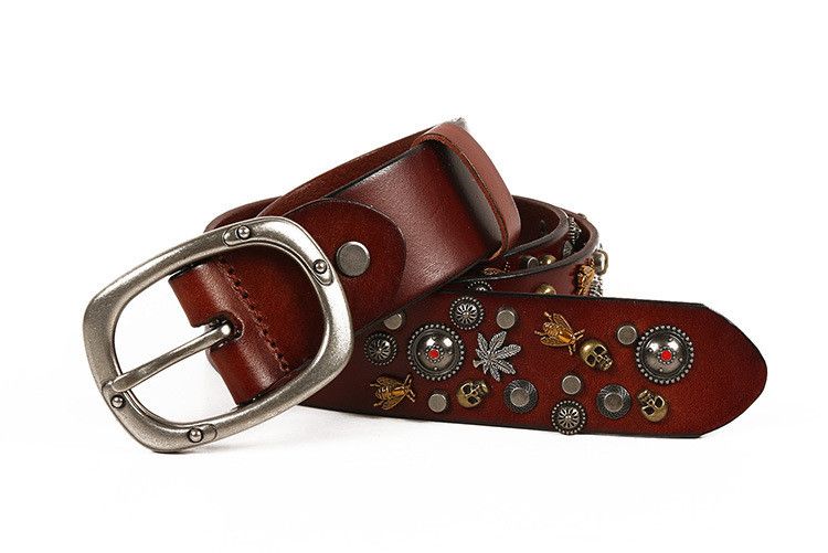 Japanese Brand Personality pin rivet belt Size ONE SIZE - 1 Thumbnail