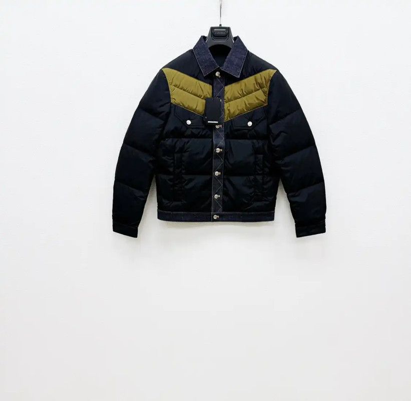 Dsquared2 DSQUARED2 Men's Black Puffer Jacket 0089 Size US L / EU 52-54 / 3 - 1 Thumbnail