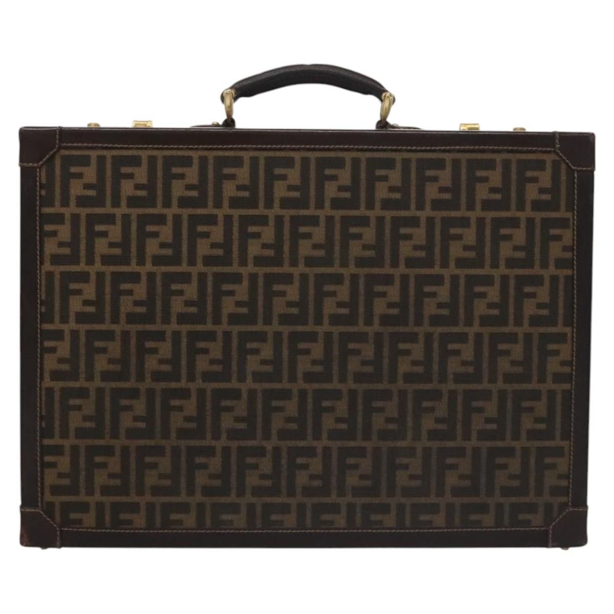 Fendi Zucca Brown Canvas Briefcase Bag (Pre-Owned) Size ONE SIZE - 1 Thumbnail