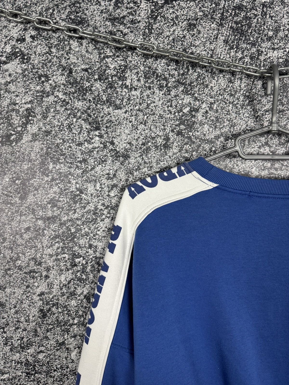 Playboy Playboy Missguided Cropped Sweatshirt Spellout Logo Blue Top Size XL / US 12-14 / IT 48-50 - 12 Thumbnail