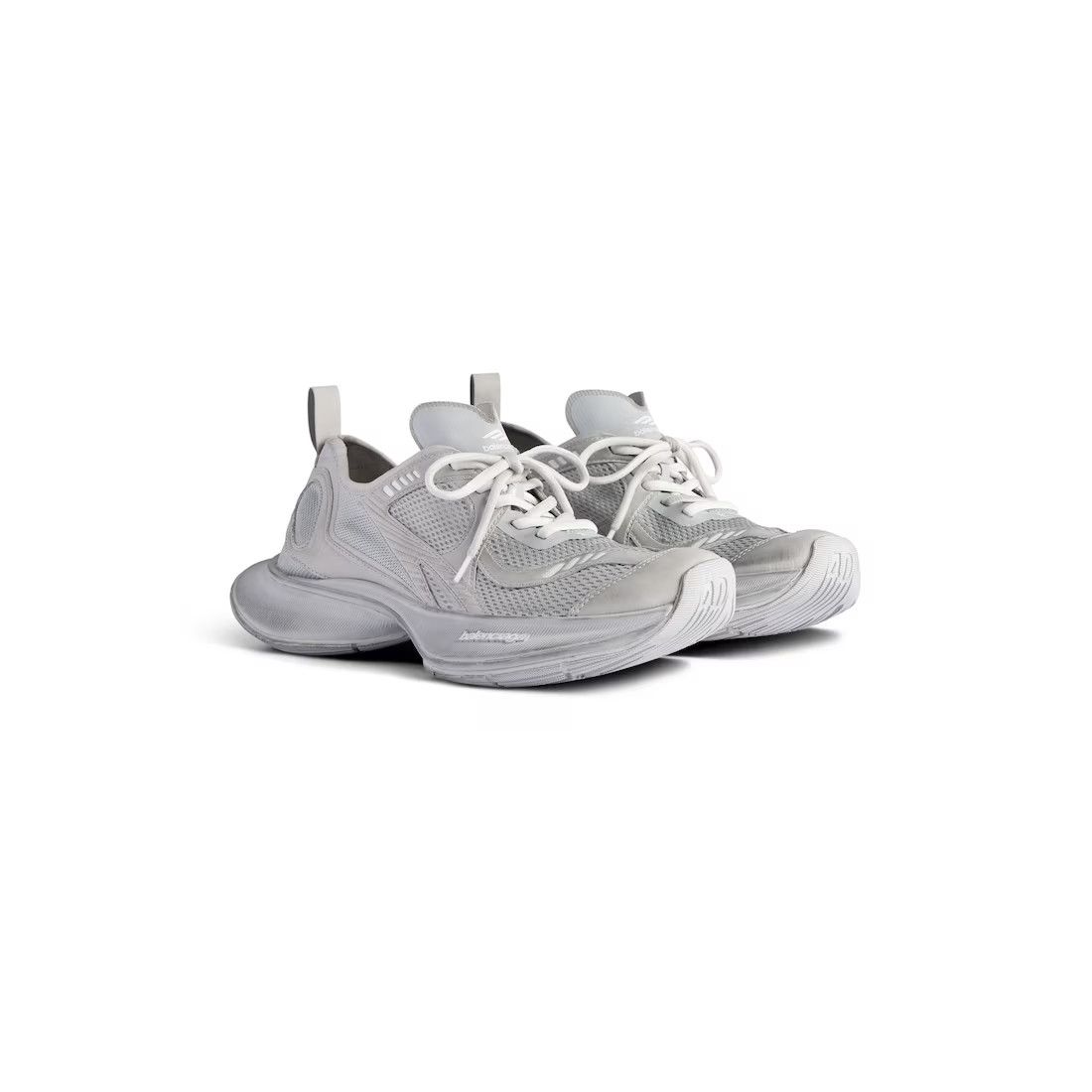Balenciaga o1bcso1str0425 Circuit Sneakers in Light Grey Size US 6 / EU 39 - 2 Thumbnail