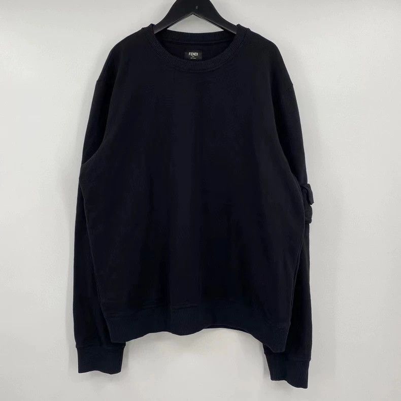 Fendi Fendi Double F Arm Pocket Sweatshirt - dmc Size US L / EU 52-54 / 3 - 1 Thumbnail