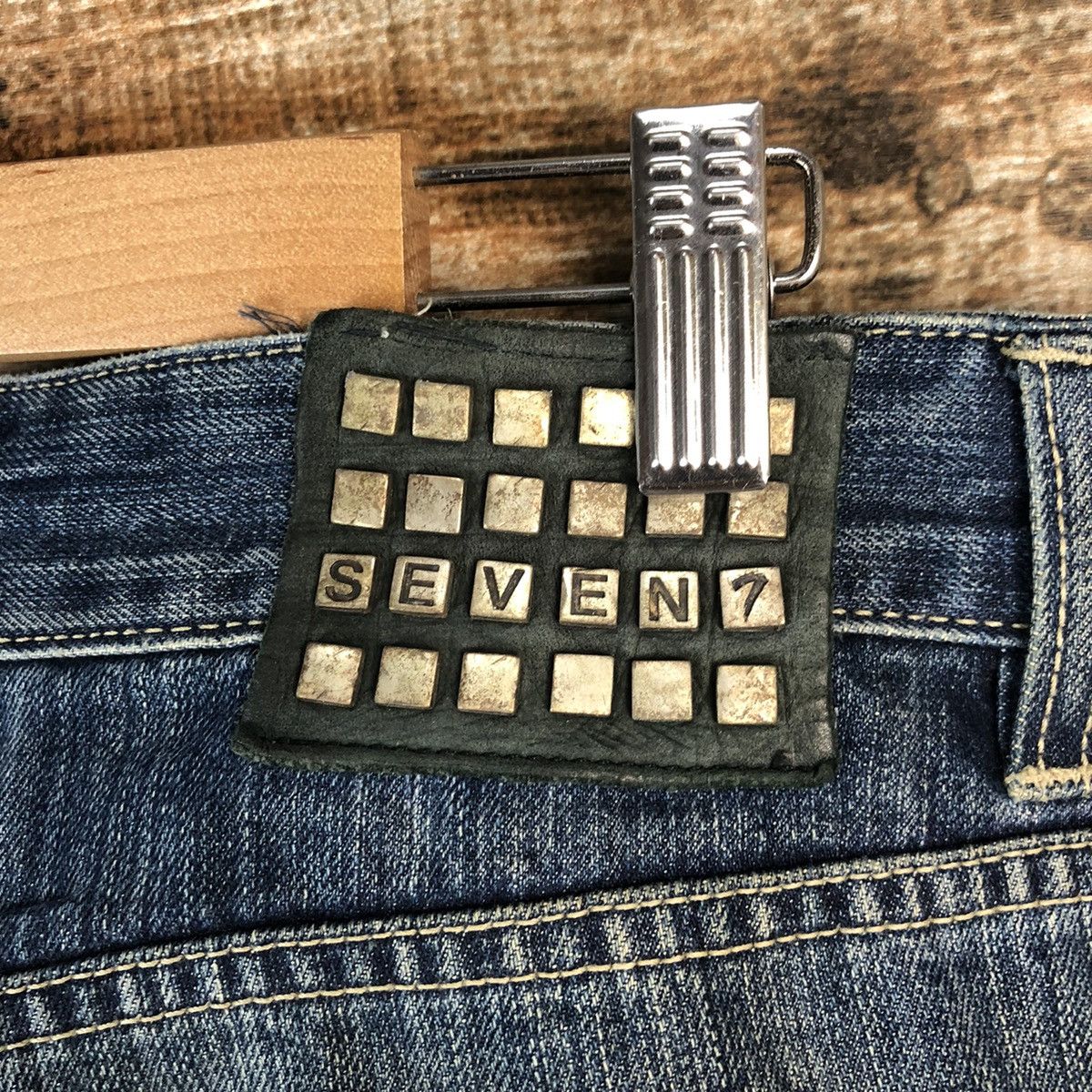 Seven 7 DL Seven 7 Blue Distressed Denim Pants #C204 Size US 32 / EU 48 - 19 Thumbnail
