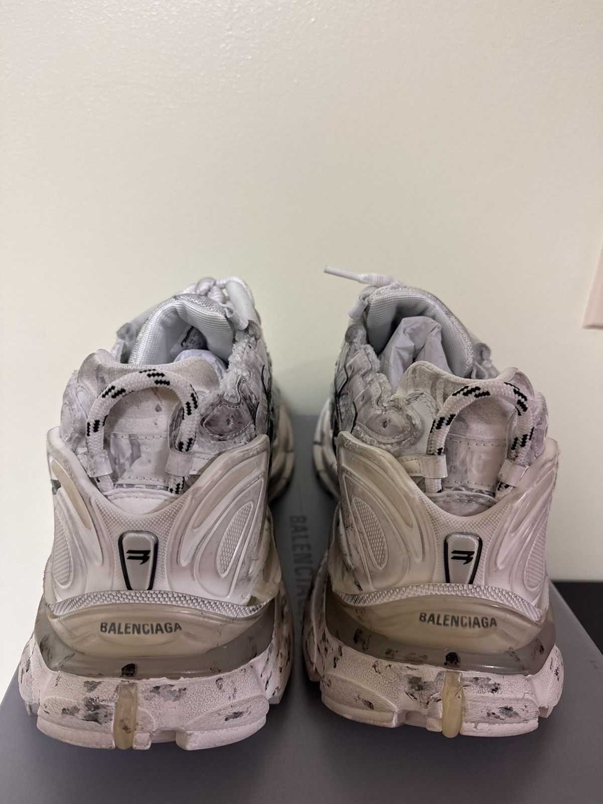 Balenciaga Balenciaga Graffiti Low Top Runners Size US 13 / EU 46 - 6 Thumbnail