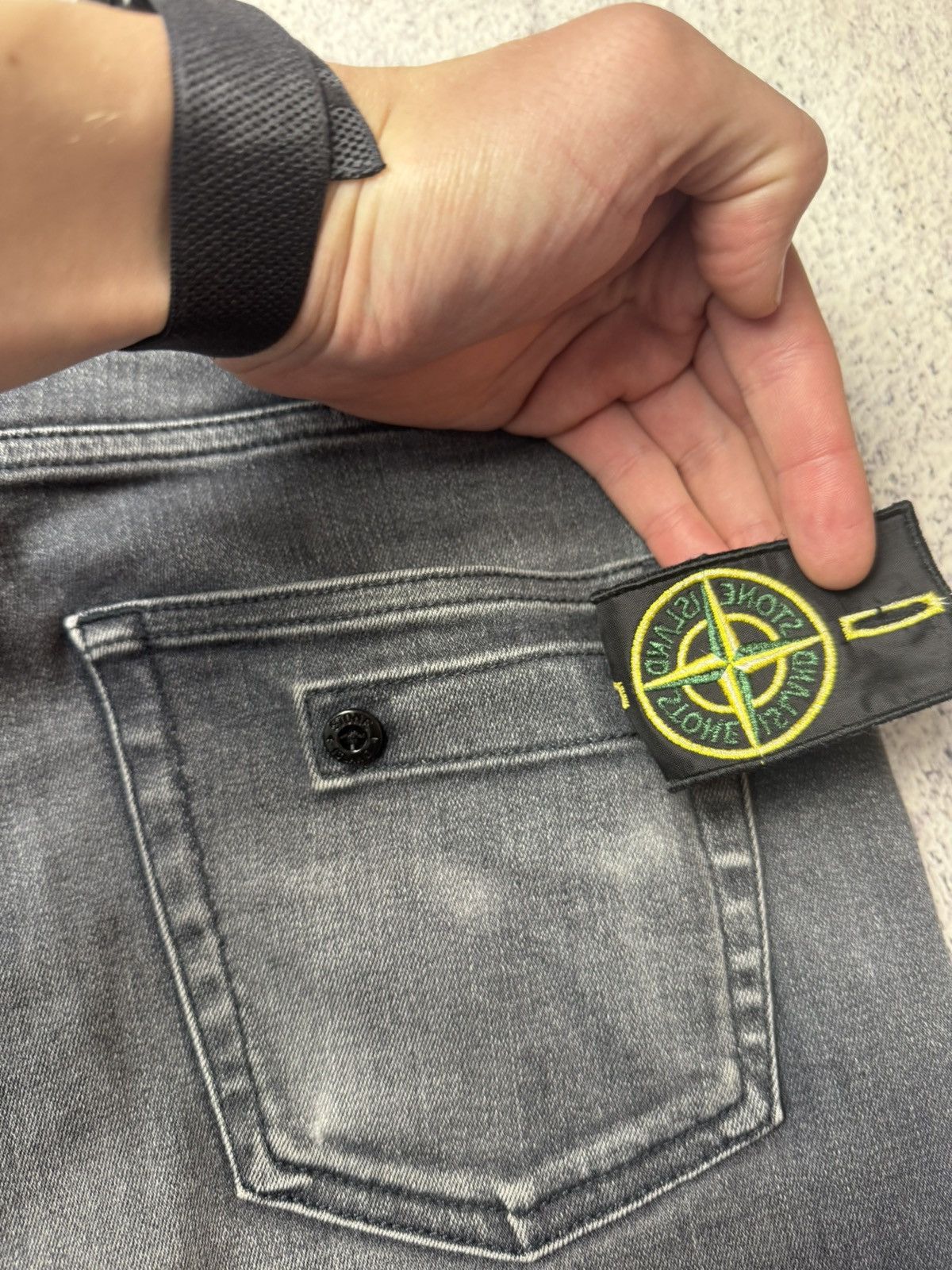 Stone Island Stone Island Grey Jeans Size US 31 - 7 Thumbnail