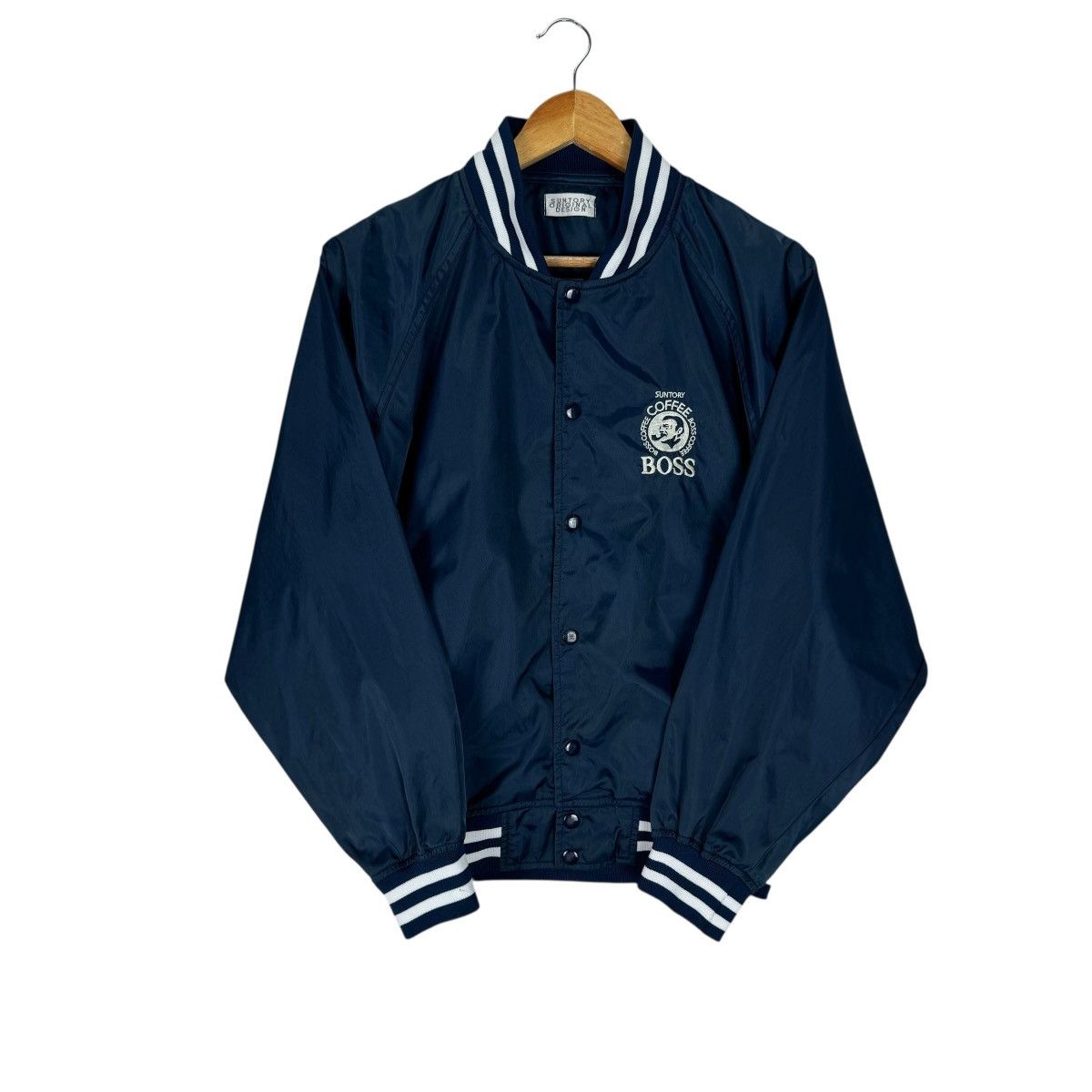 Japanese Brand 🌟SUNTORY BOSS COFFEE VARSITY SNAP BUTTON JACKET Size US S / EU 44-46 / 1 - 1 Thumbnail