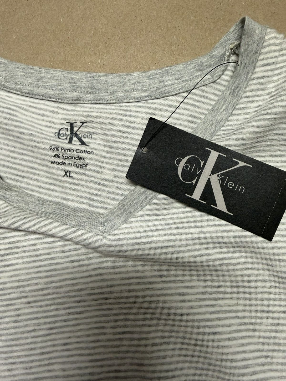 Calvin Klein Calvin Klein V neck XL Extra Large T Shirt Tee Rare NEW! Size US XL / EU 56 / 4 - 3 Thumbnail