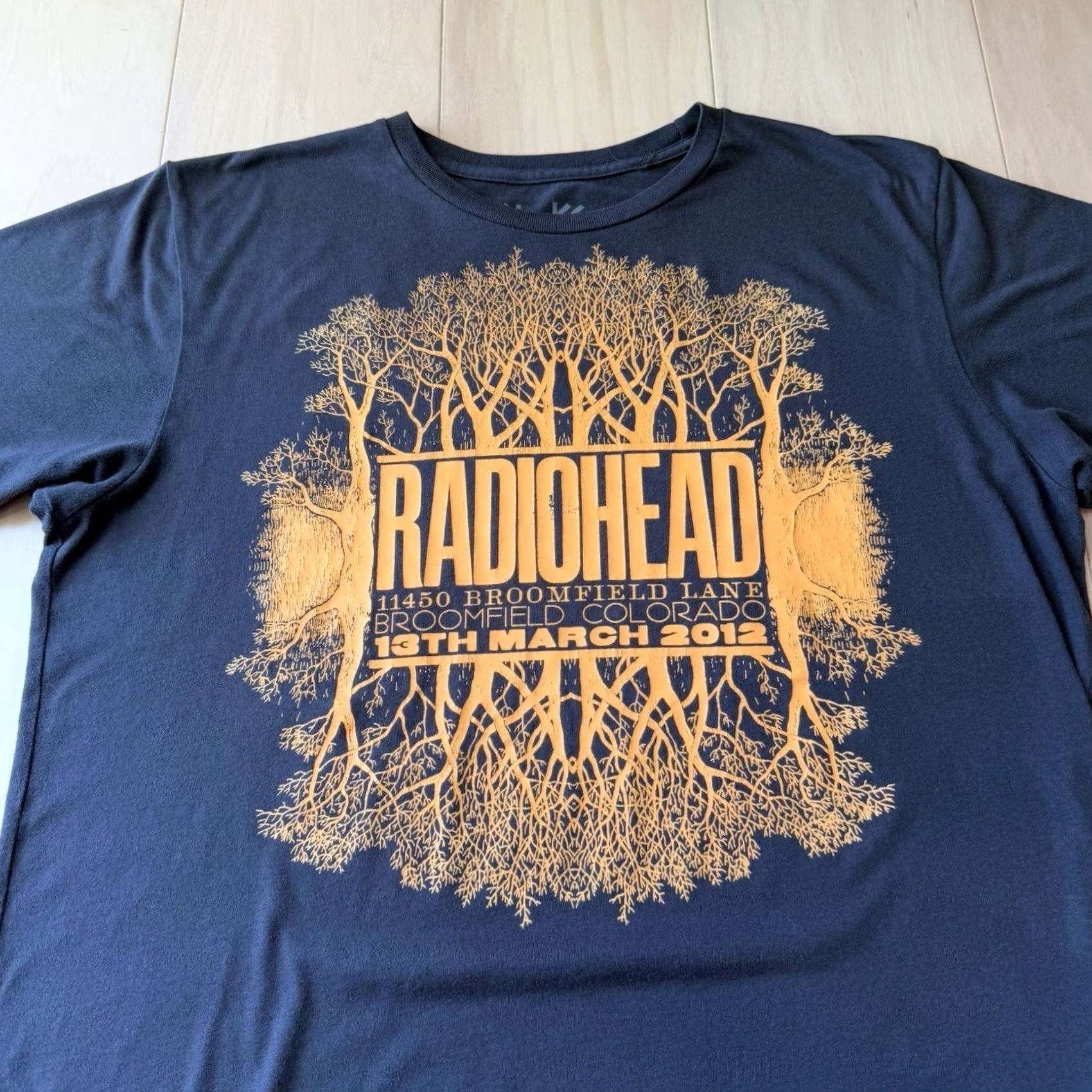 Vintage VINTAGE Radiohead Shirt XL Gray Rock Music 2012 Tour Waste Clothing Size US XL / EU 56 / 4 - 3 Thumbnail