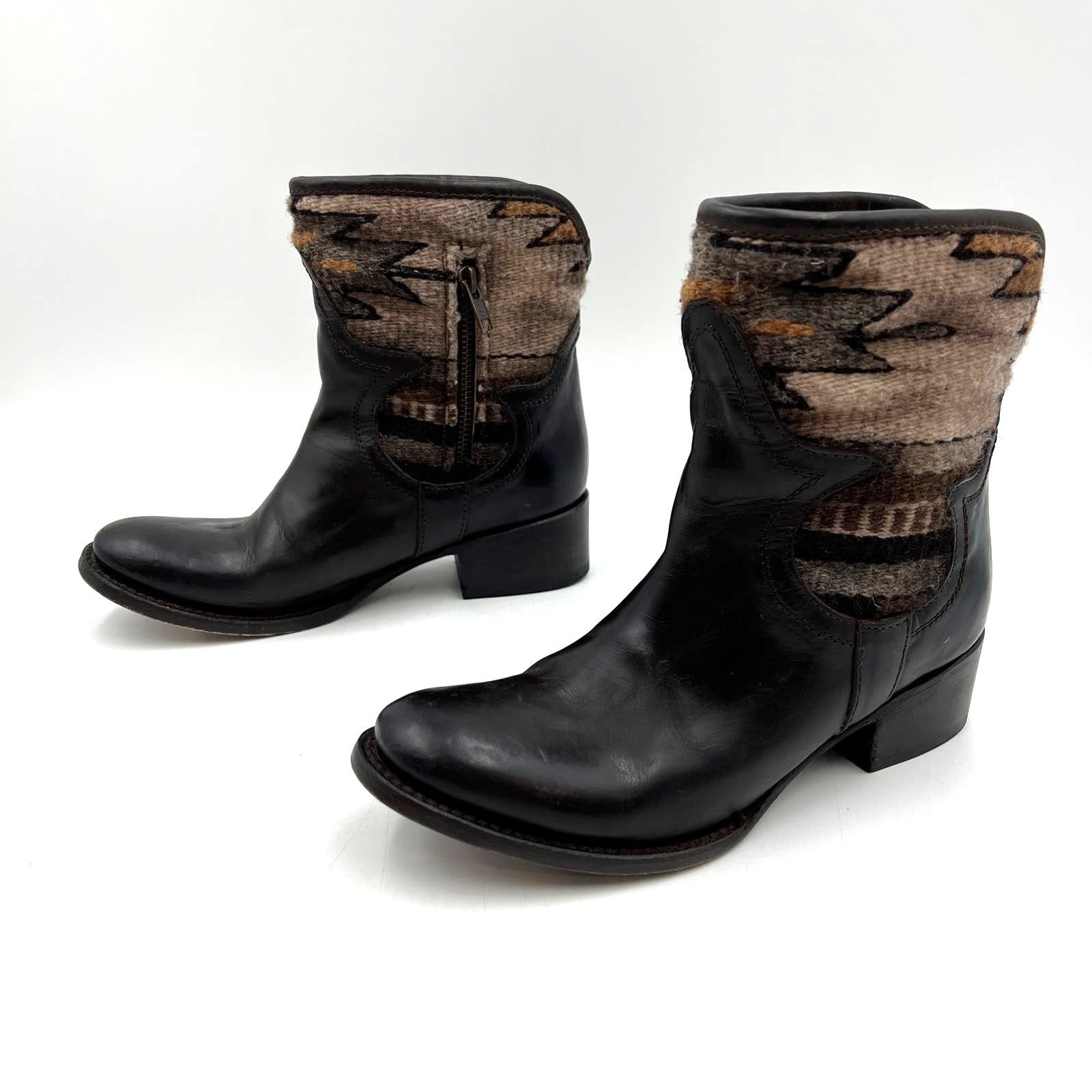 Other × Steve Madden Freebird By Steven Shine Boots Dark Brown Ankle Boots Size US 7 / IT 37 - 10 Thumbnail