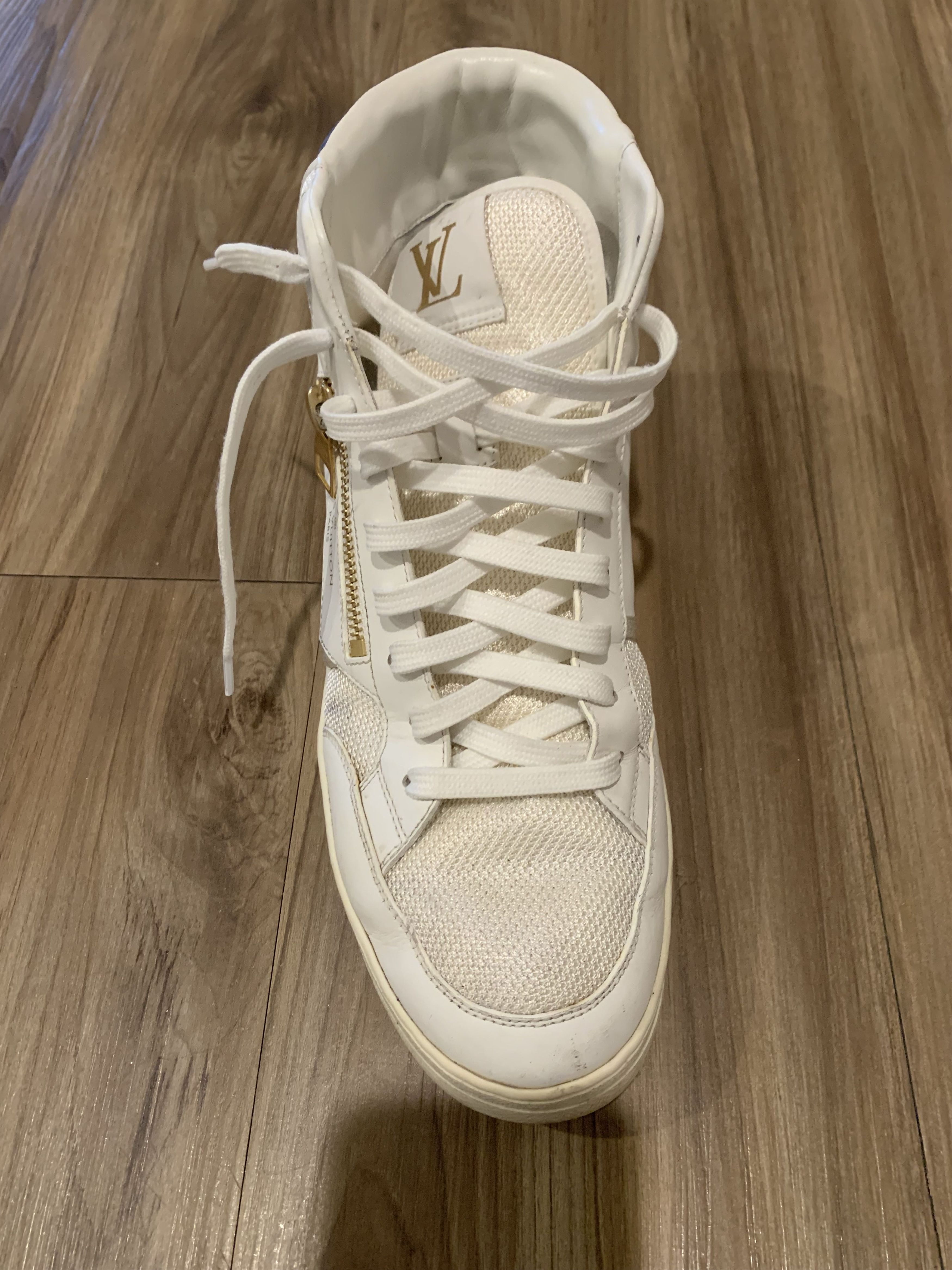 Louis Vuitton LOUIS VUITTON High Top Sneakers Rivoli Mesh Zip Monogram Size US 7.5 / EU 40-41 - 3 Thumbnail