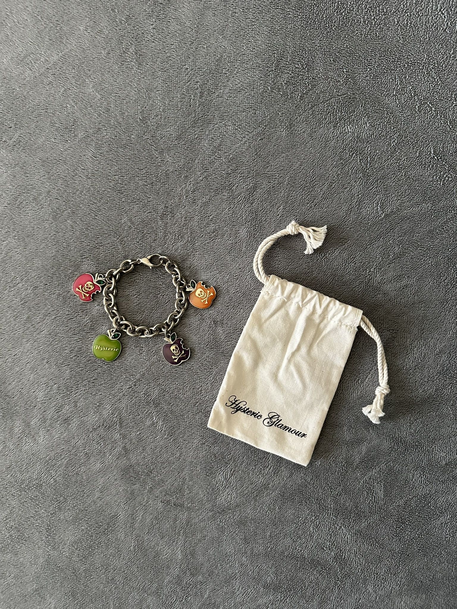 image of Hysteric Glamour Apple Bracelet, Men's