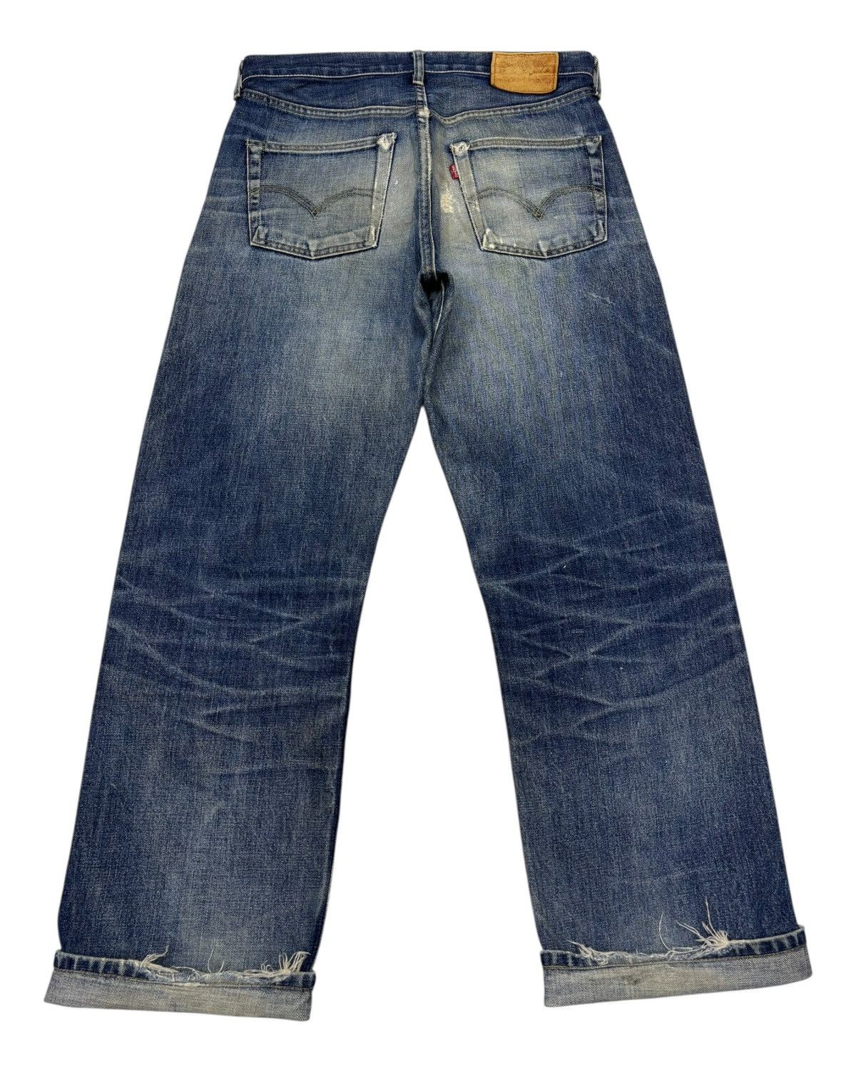Junya Watanabe × Levi's Vintage Levis Big E Redline Selvedge Jeans Distressed Denim Size US 32 / EU 48 - 2 Thumbnail