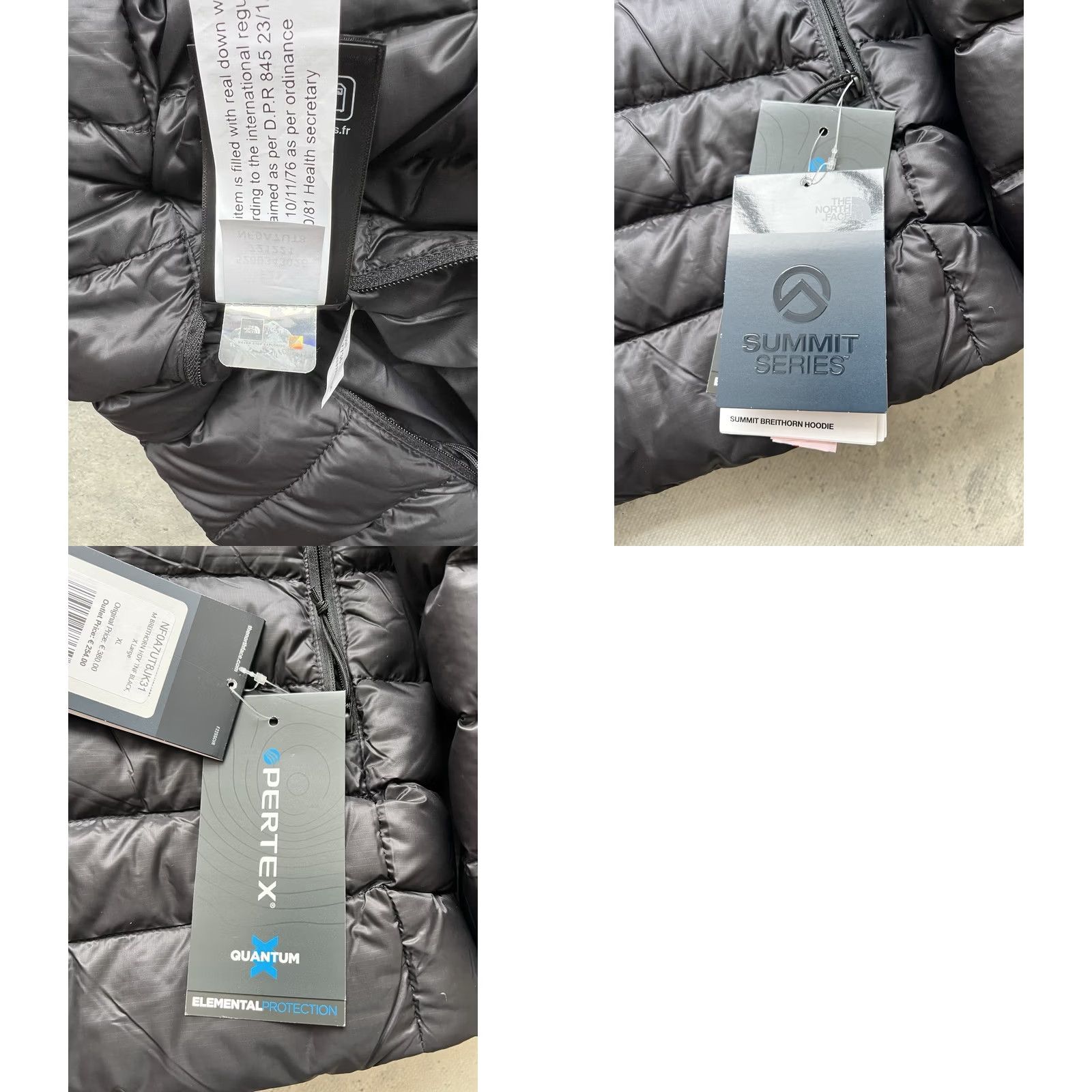 The North Face The North Face Breithorn Hooded Summit Down Jacket Men XL Black Size US XL / EU 56 / 4 - 9 Thumbnail