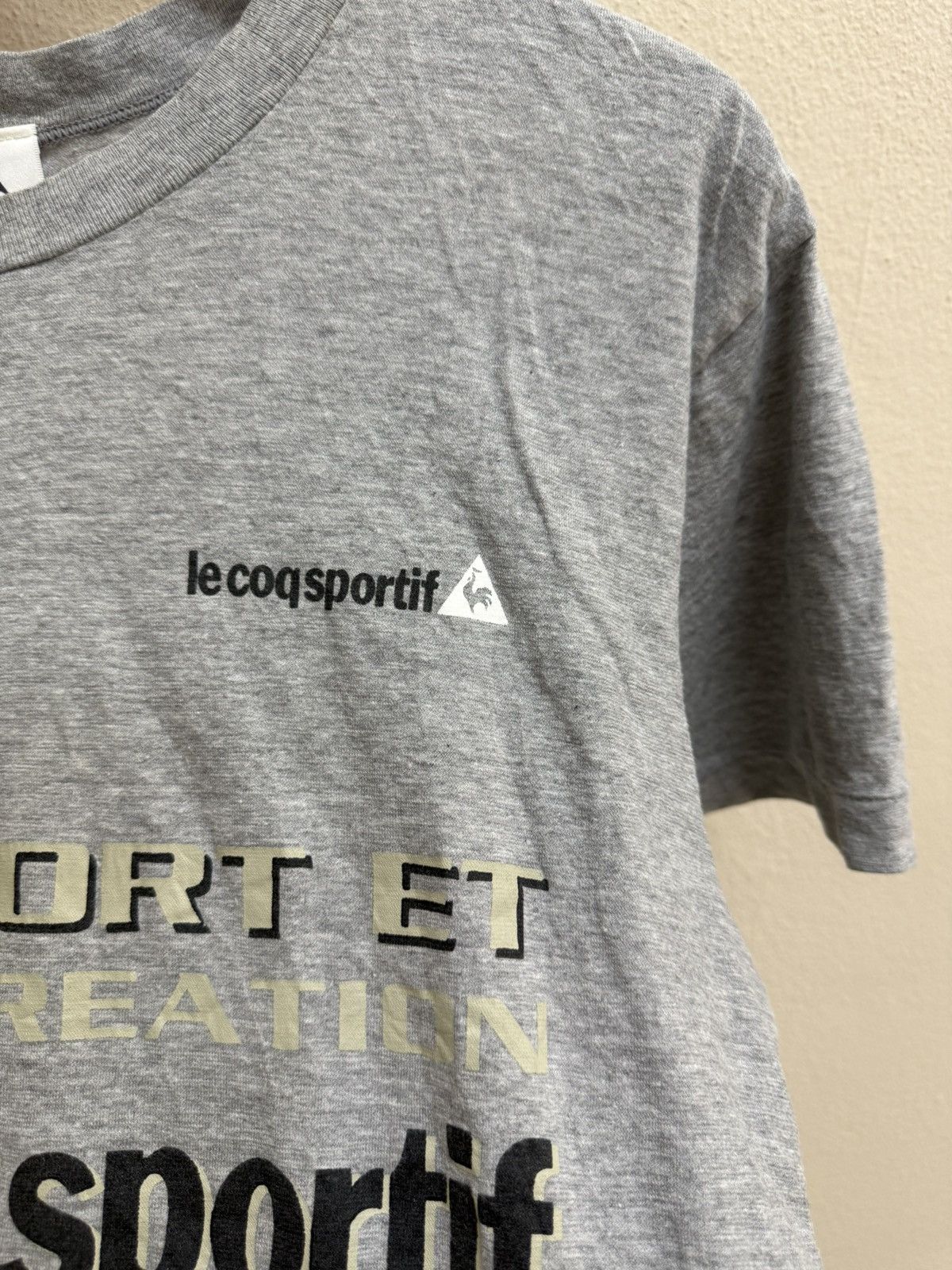 Le Coq Sportif Vintage Le Coq Sportif Tshirt Size US S / EU 44-46 / 1 - 8 Thumbnail