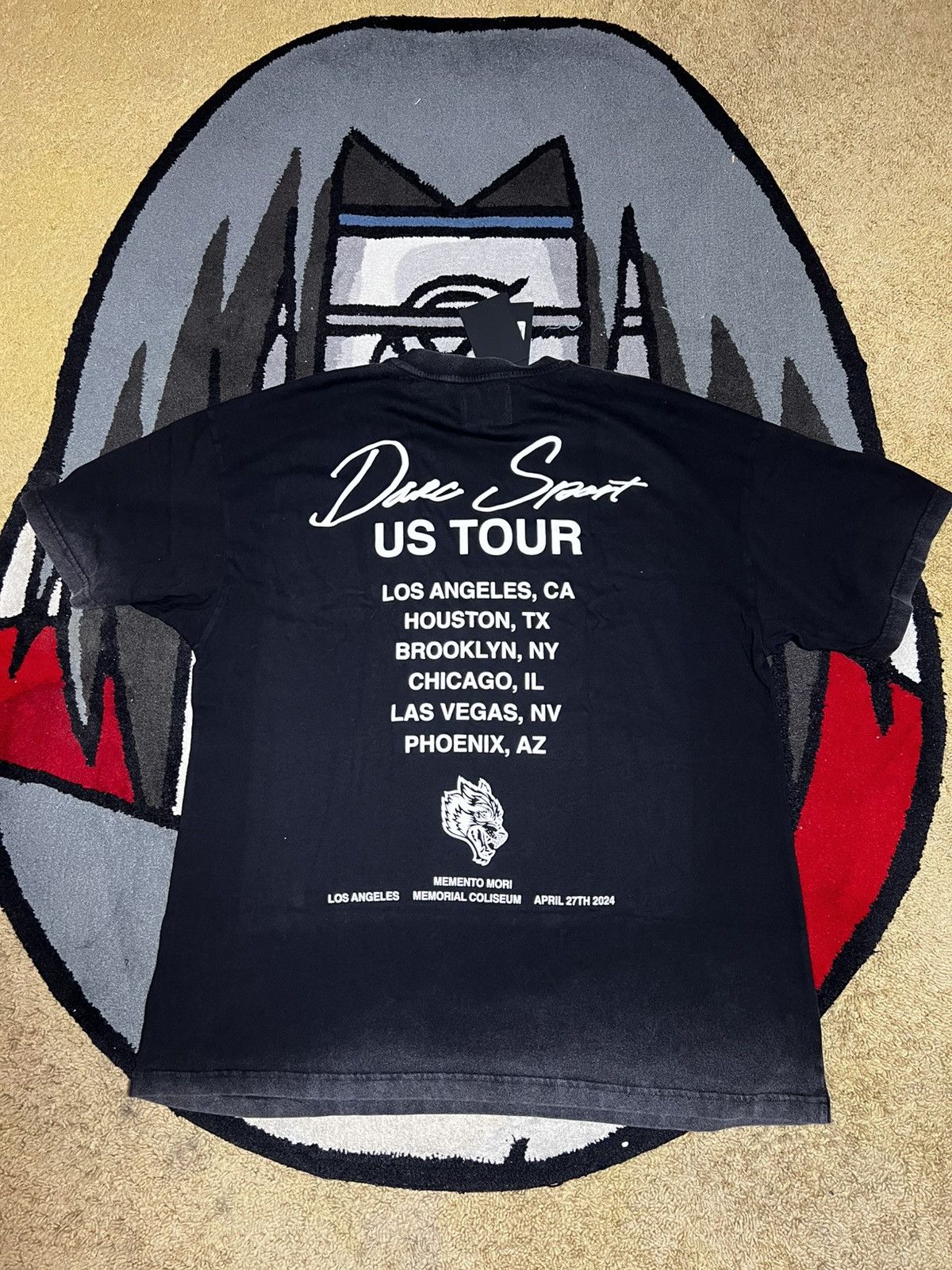 Darc Sport Darc Sport Wolves Club Momento Mori Large Black shirt NWT Size US L / EU 52-54 / 3 - 2 Thumbnail