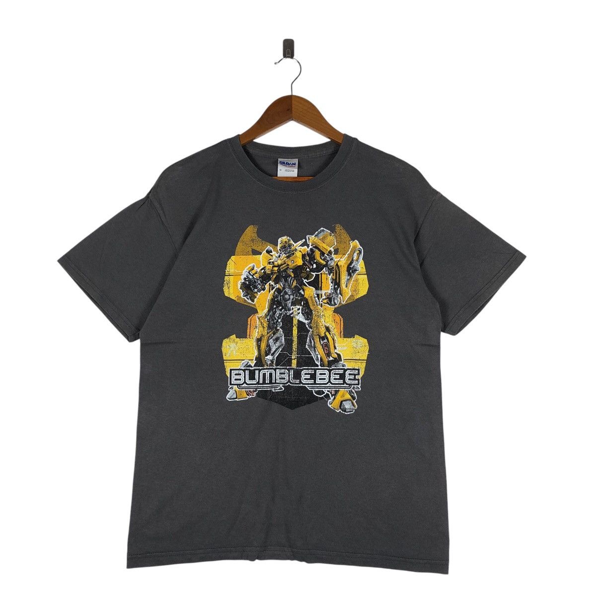 Gildan Bumble Bee Rare TRANSFORMERS Movie T-Shirt Size US M / EU 48-50 / 2 - 1 Thumbnail